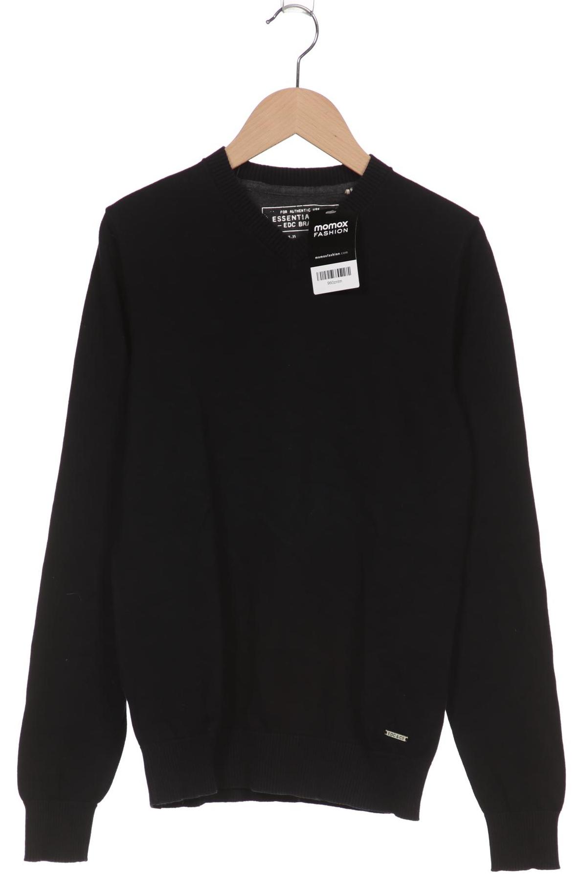 

edc by Esprit Herren Pullover, schwarz, Gr. 44