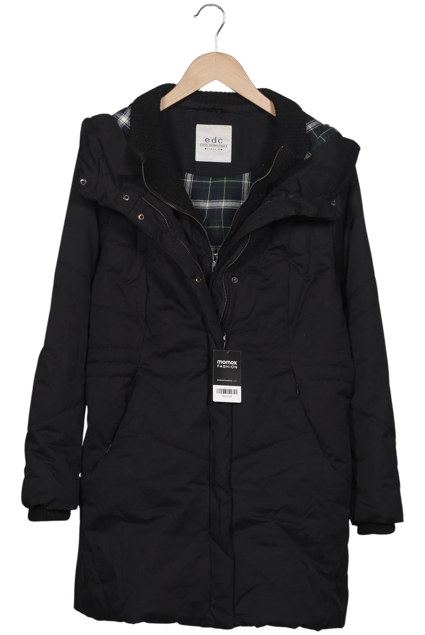 

edc by Esprit Damen Mantel, schwarz, Gr. 44