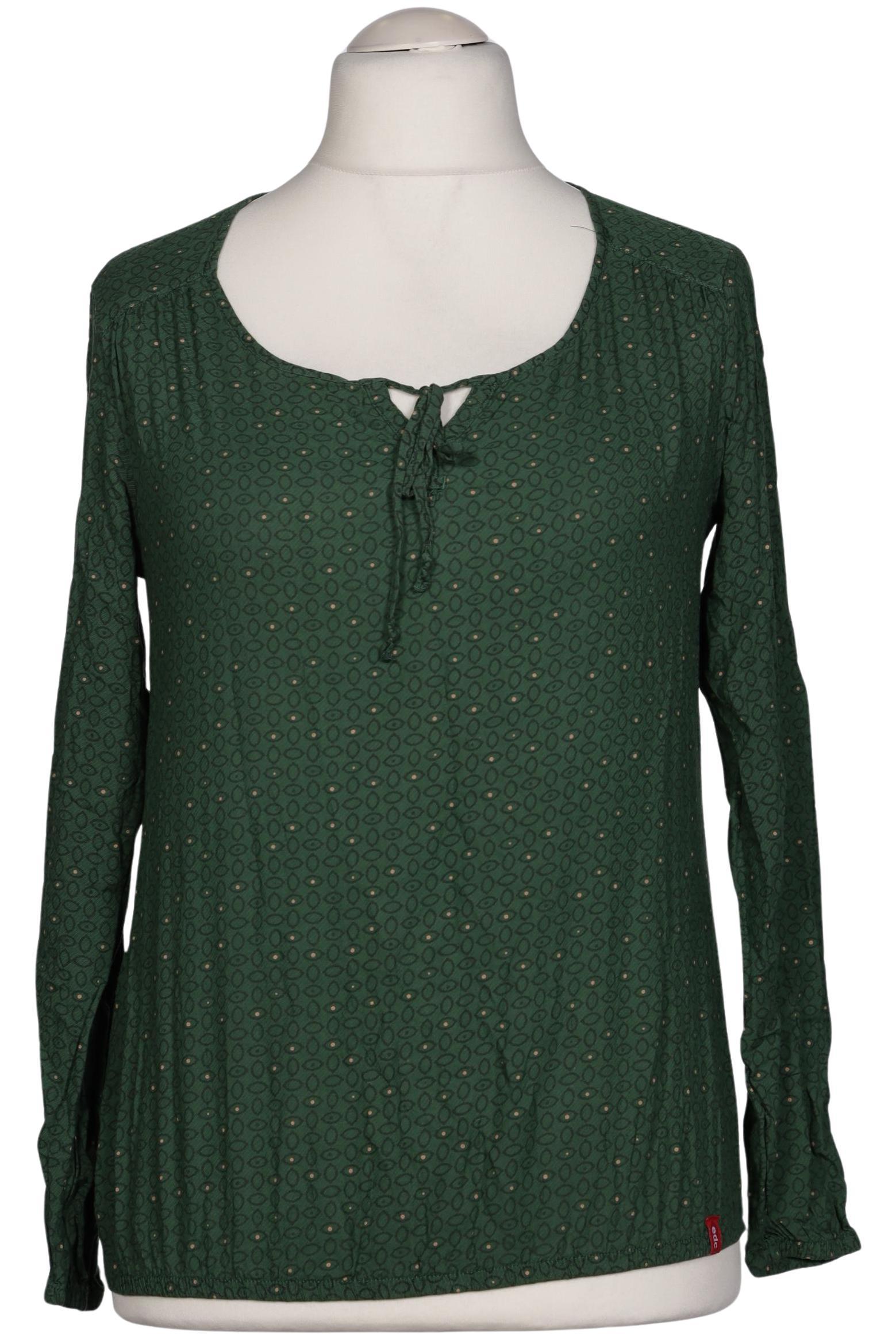 

edc by Esprit Damen Bluse, grün, Gr. 38