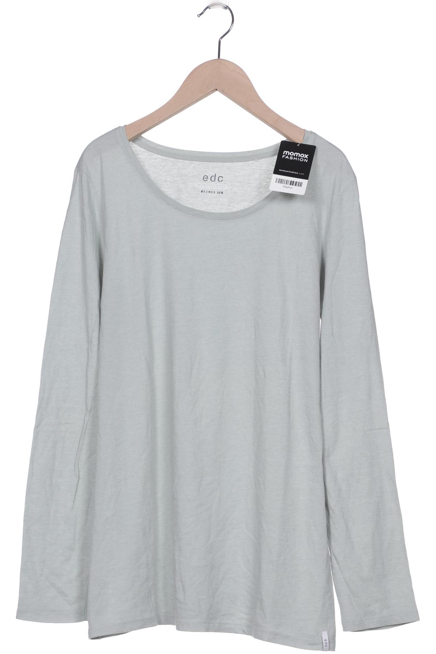 

edc by Esprit Damen Langarmshirt, grün