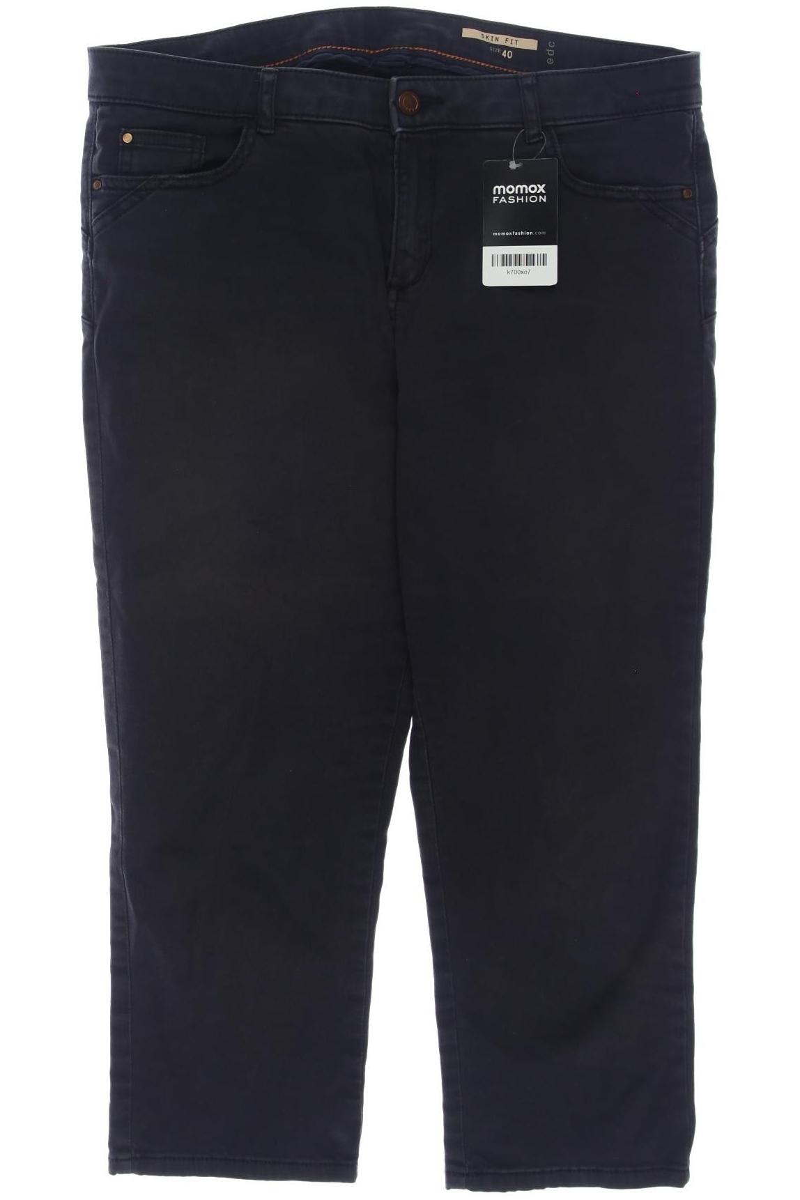 

edc by Esprit Damen Jeans, schwarz, Gr. 40