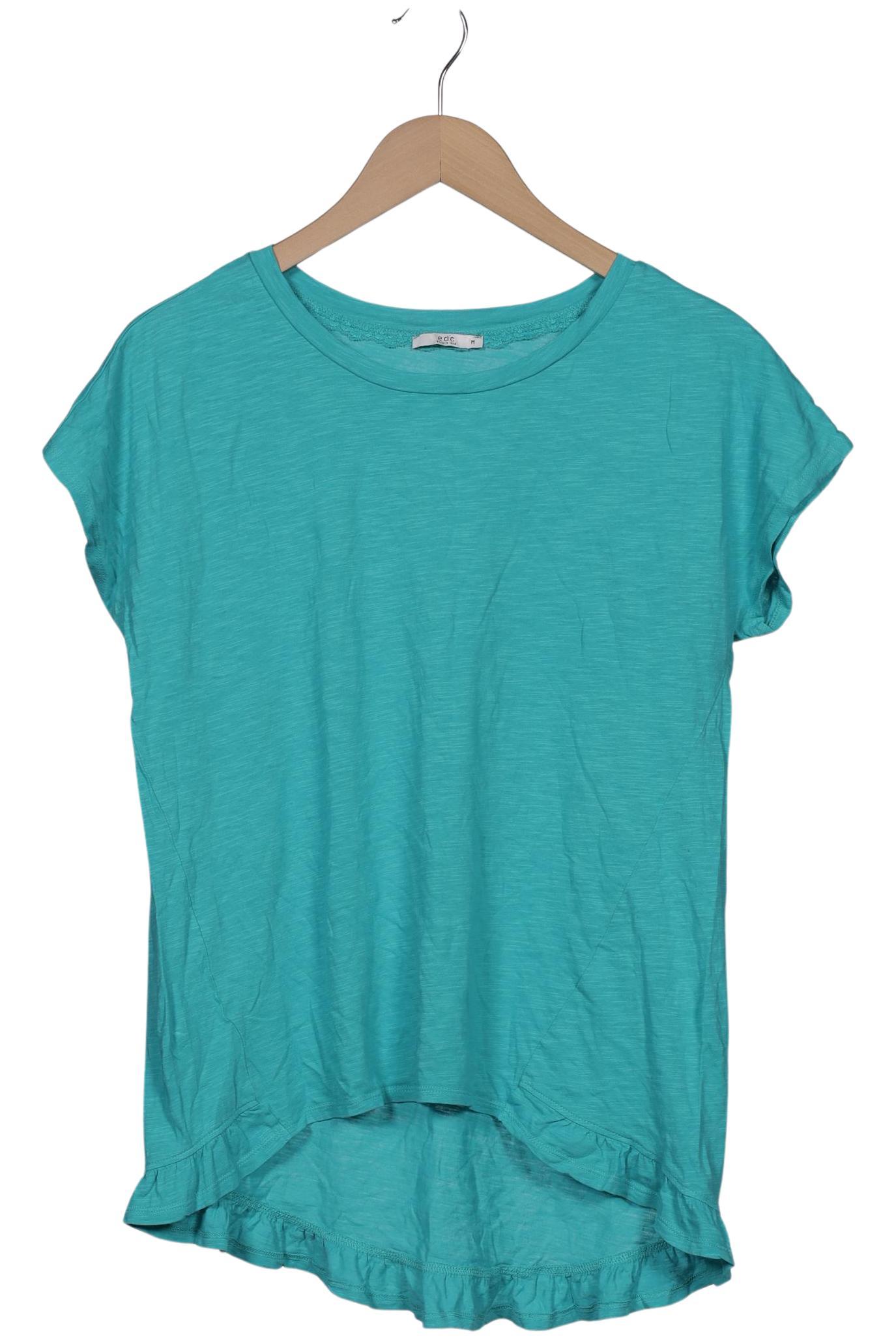 

edc by Esprit Damen T-Shirt, türkis, Gr. 38