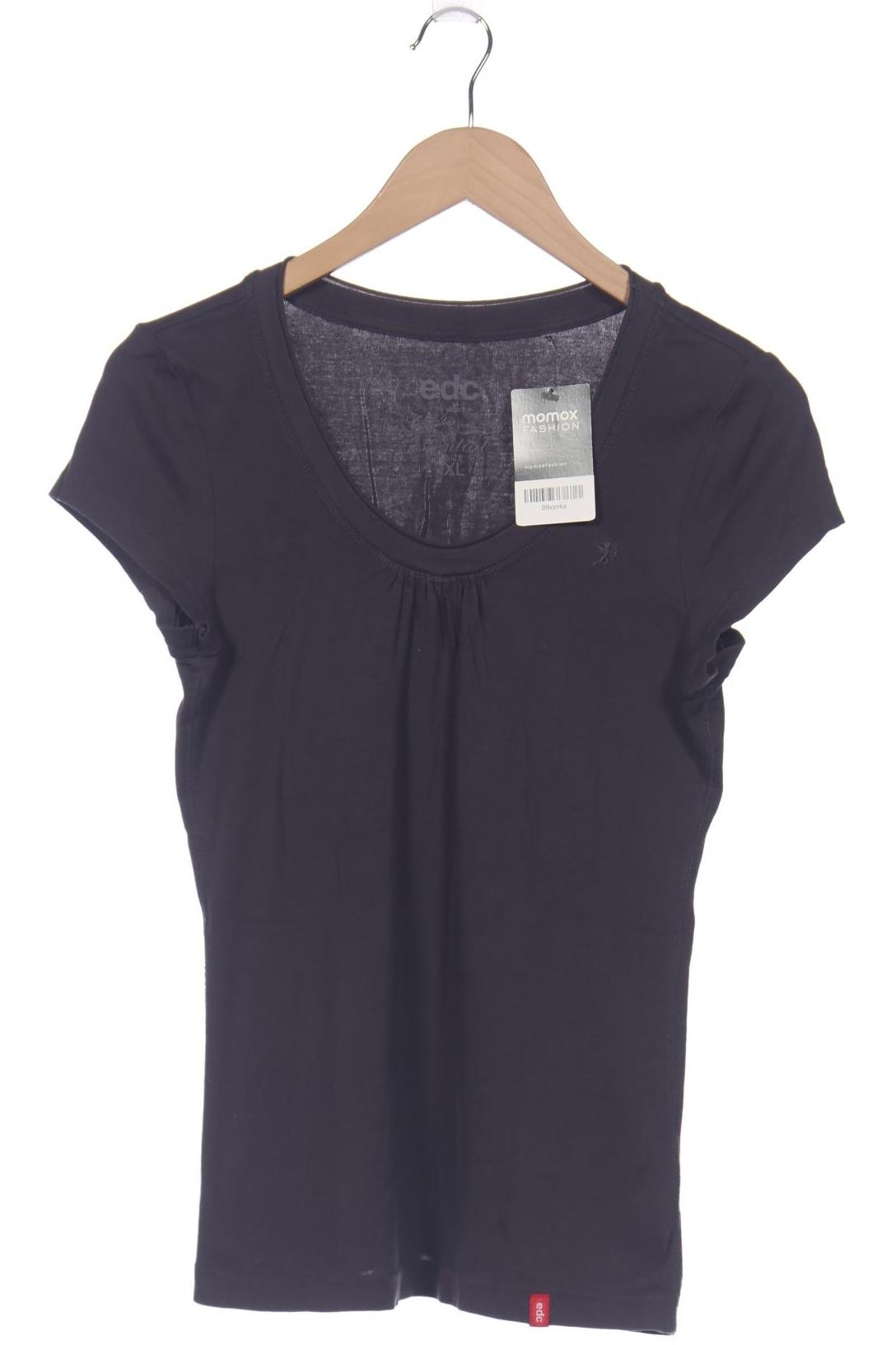 

edc by Esprit Damen T-Shirt, grau, Gr. 44