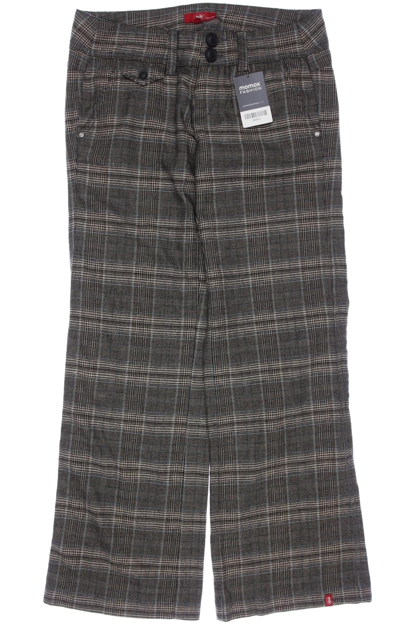 

edc by Esprit Damen Stoffhose, grau, Gr. 38