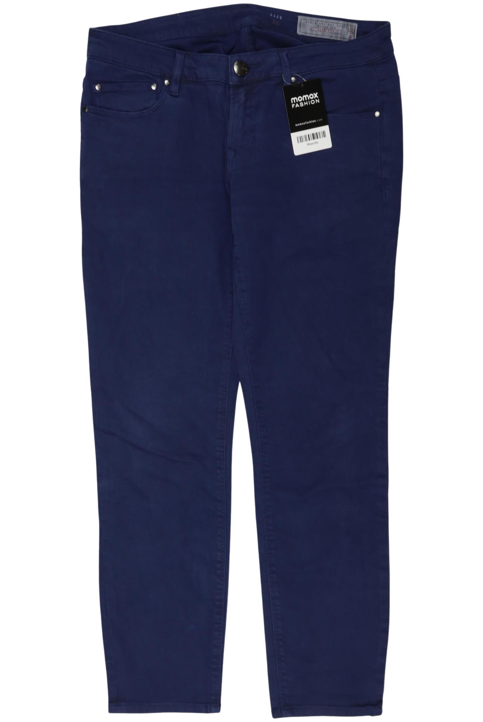 

edc by Esprit Damen Stoffhose, blau, Gr. 36