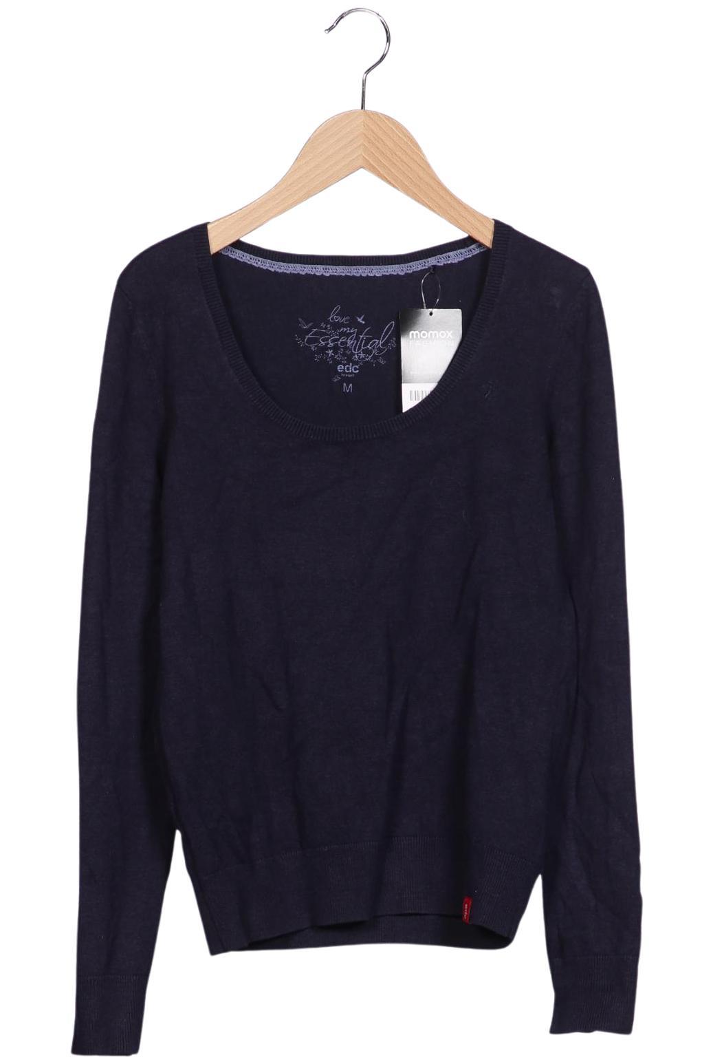 

edc by Esprit Damen Pullover, marineblau, Gr. 38