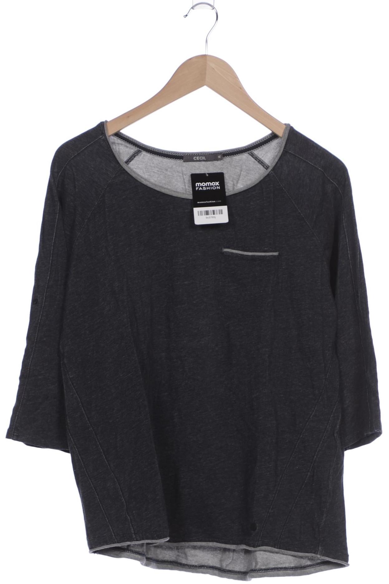 

edc by Esprit Damen Langarmshirt, marineblau, Gr. 44