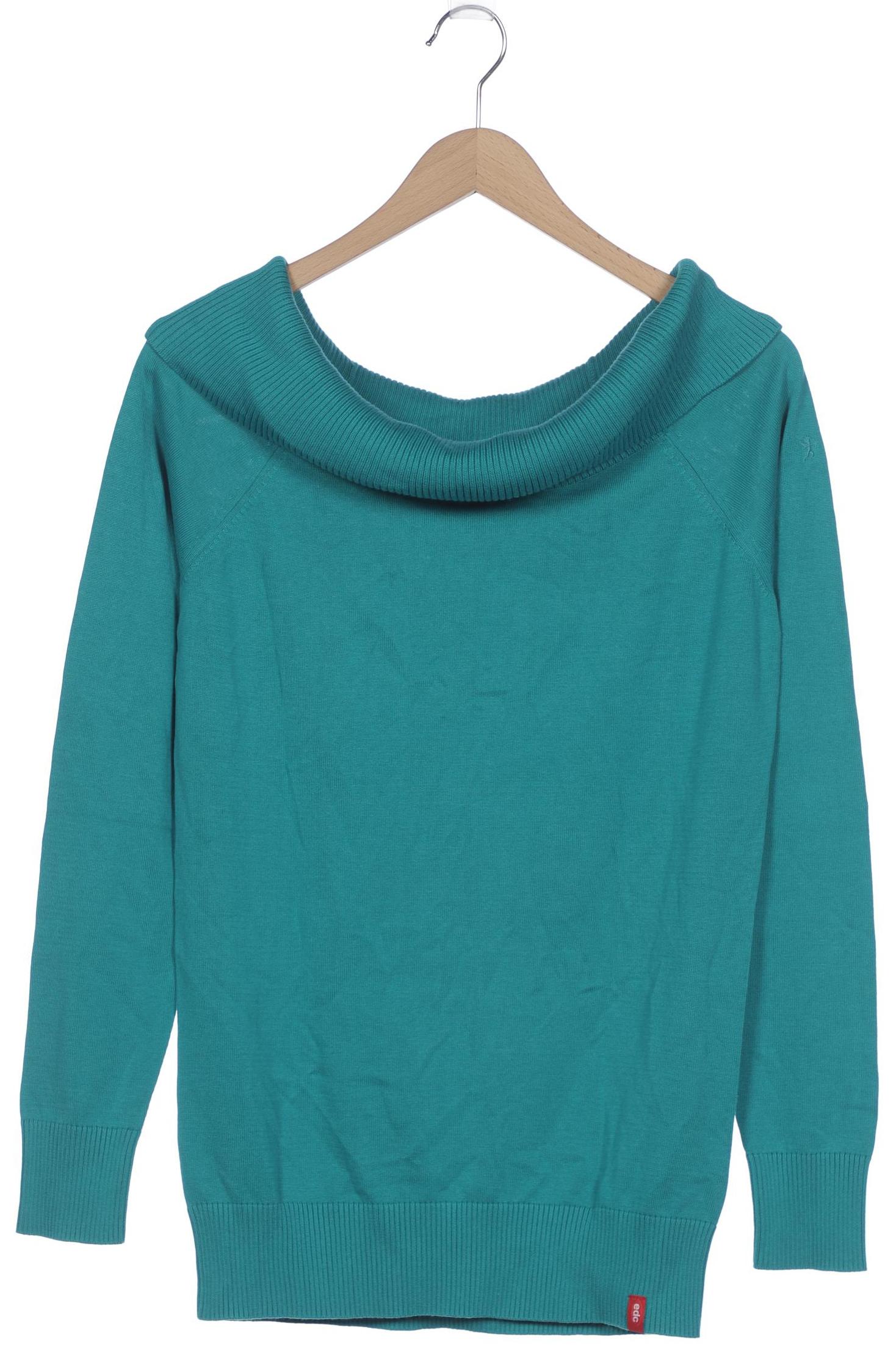 

edc by Esprit Damen Pullover, türkis, Gr. 44