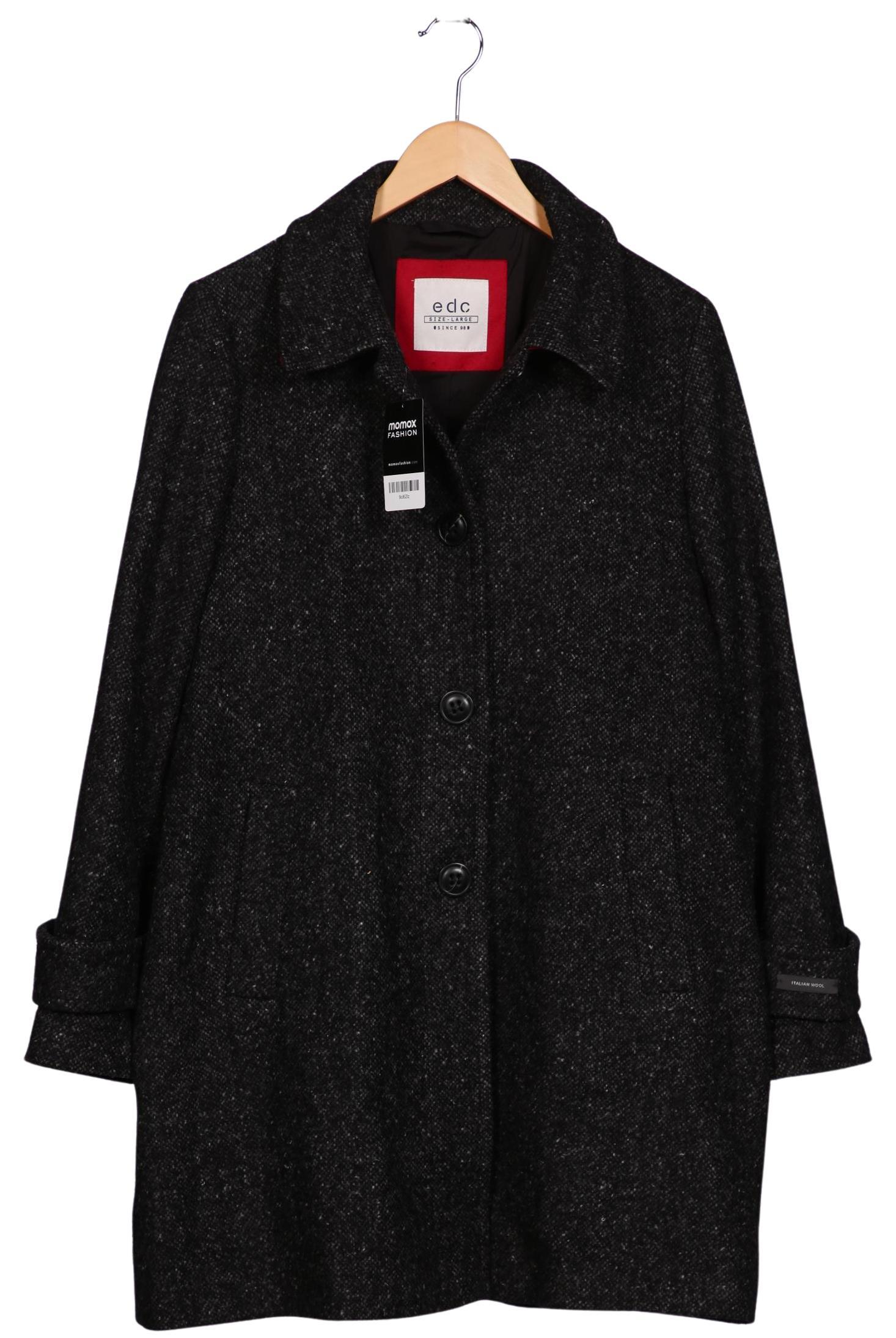 

edc by Esprit Damen Mantel, grau, Gr. 42