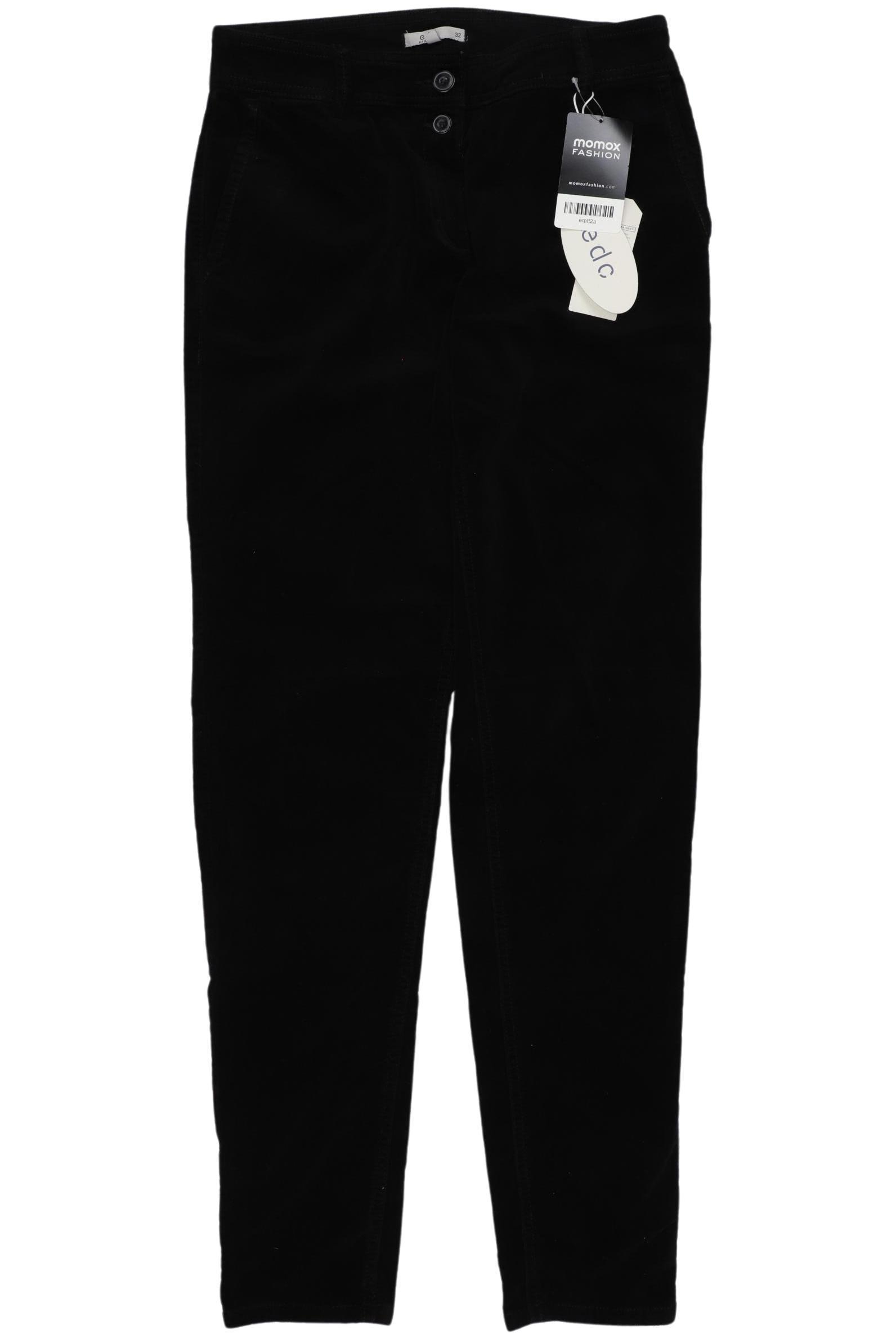 

edc by Esprit Damen Stoffhose, schwarz, Gr. 30