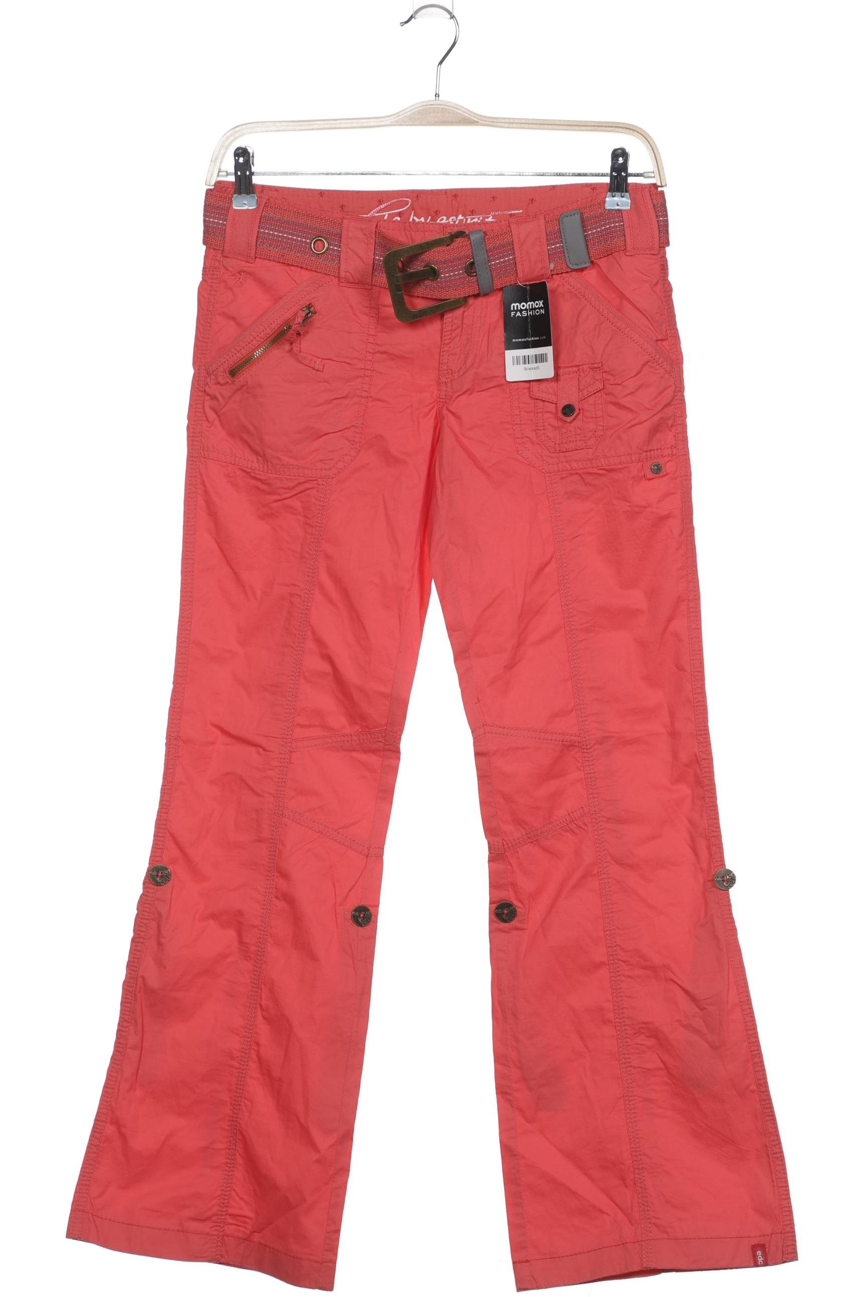 

edc by Esprit Damen Stoffhose, pink, Gr. 36