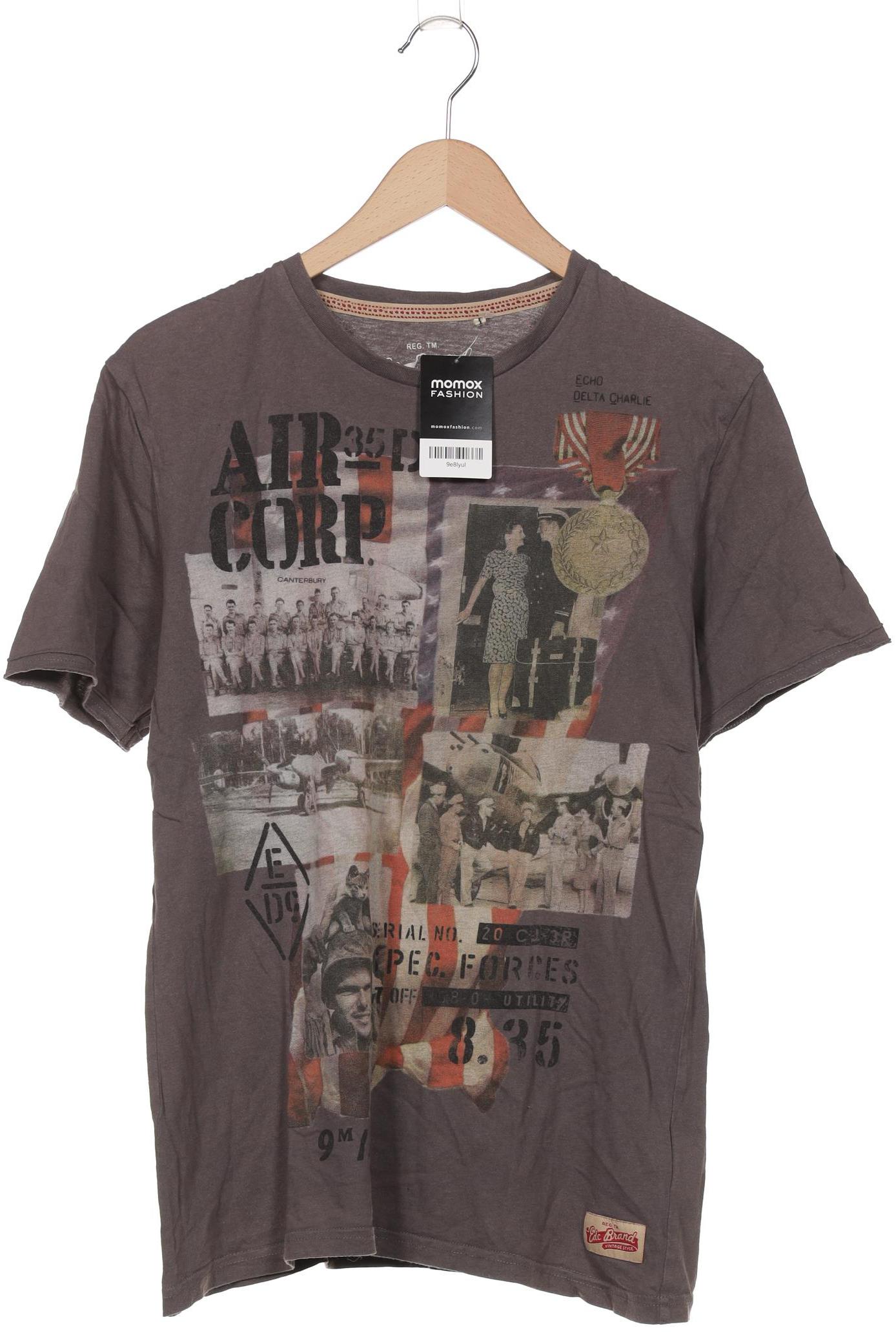 

edc by Esprit Herren T-Shirt, grau, Gr. 52