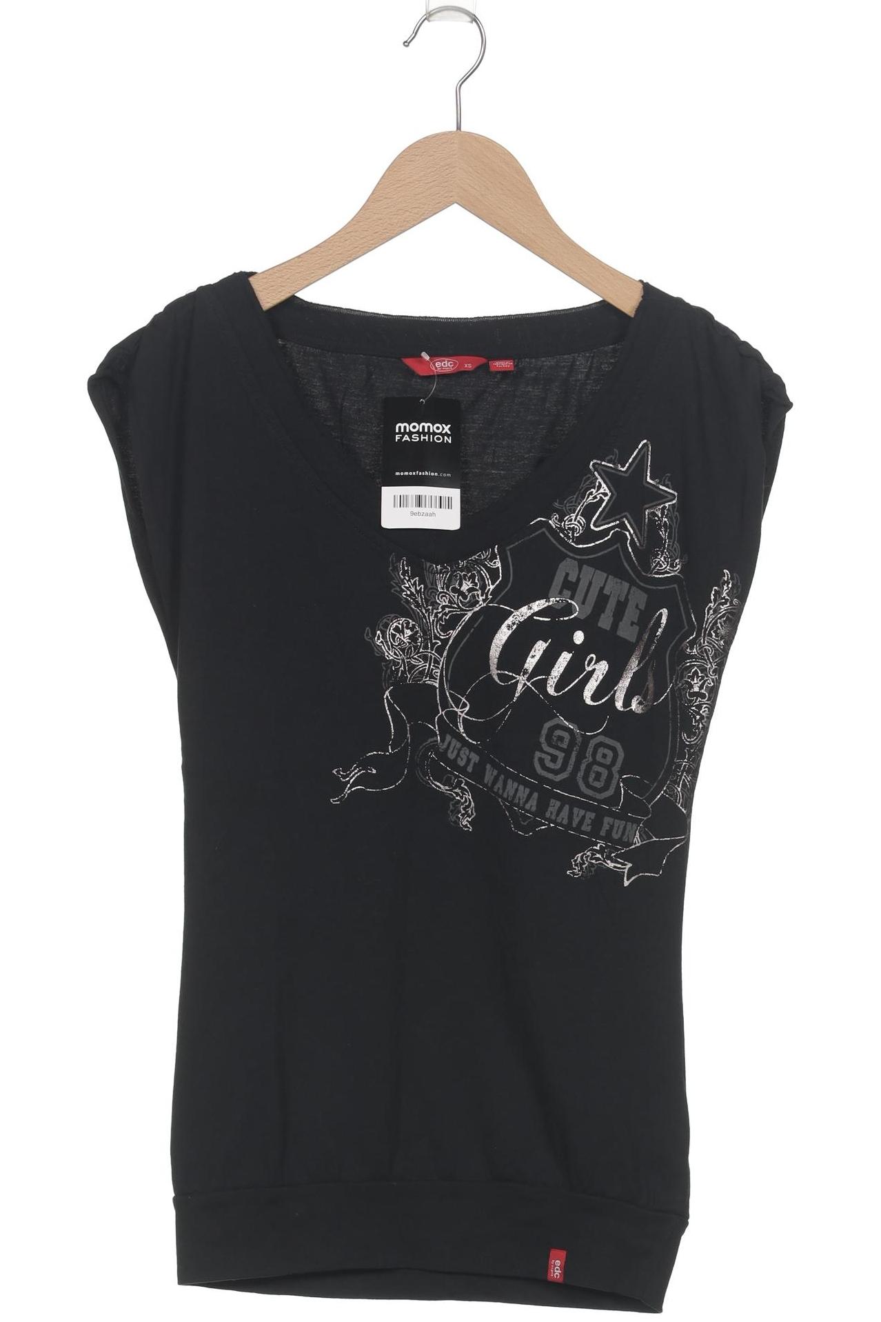 

edc by Esprit Damen Top, marineblau, Gr. 34