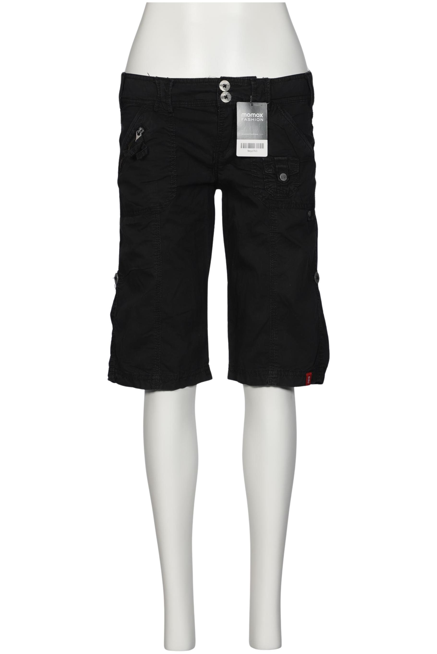 

edc by Esprit Damen Shorts, schwarz, Gr. 34
