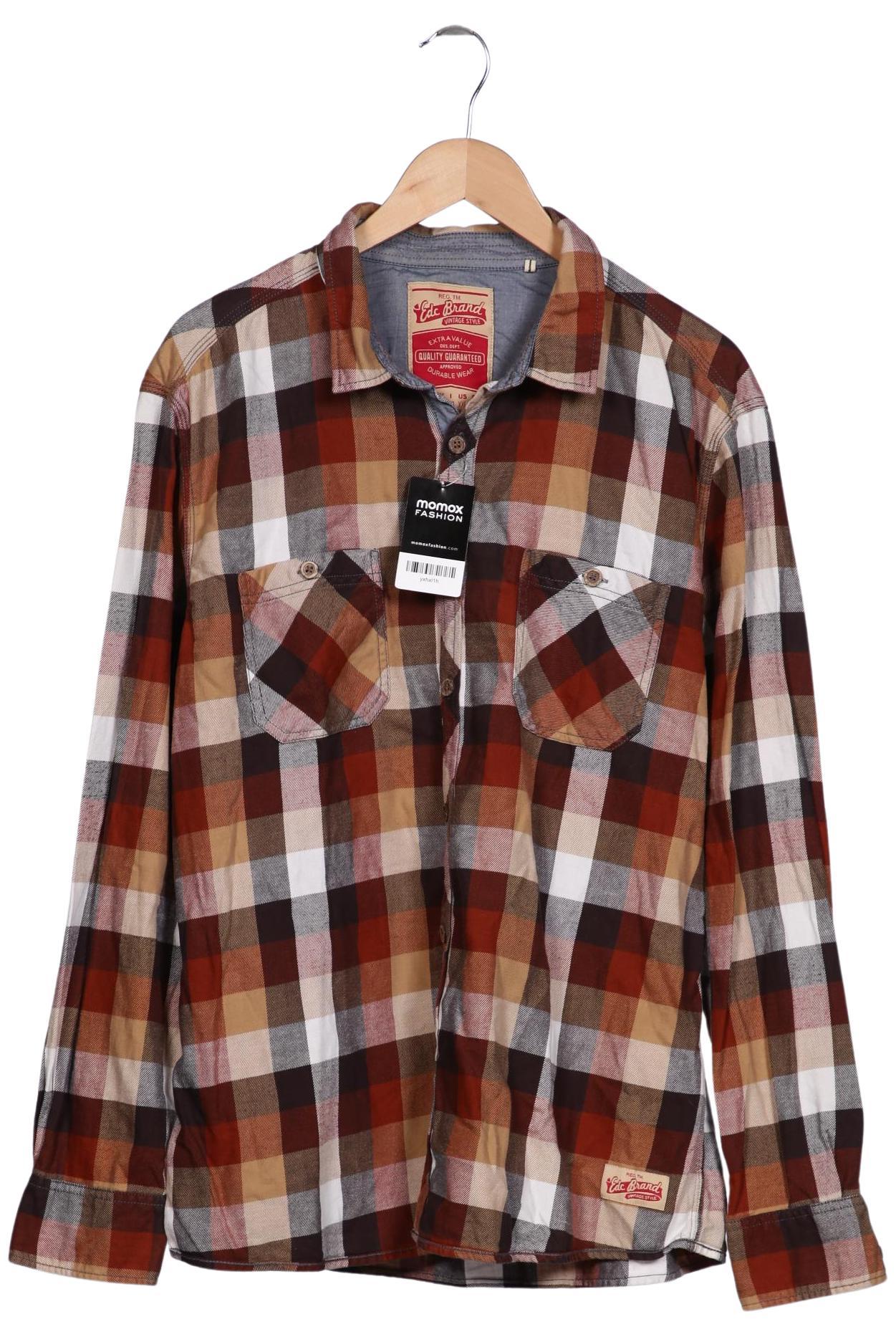 

edc by Esprit Herren Hemd, mehrfarbig, Gr. 56