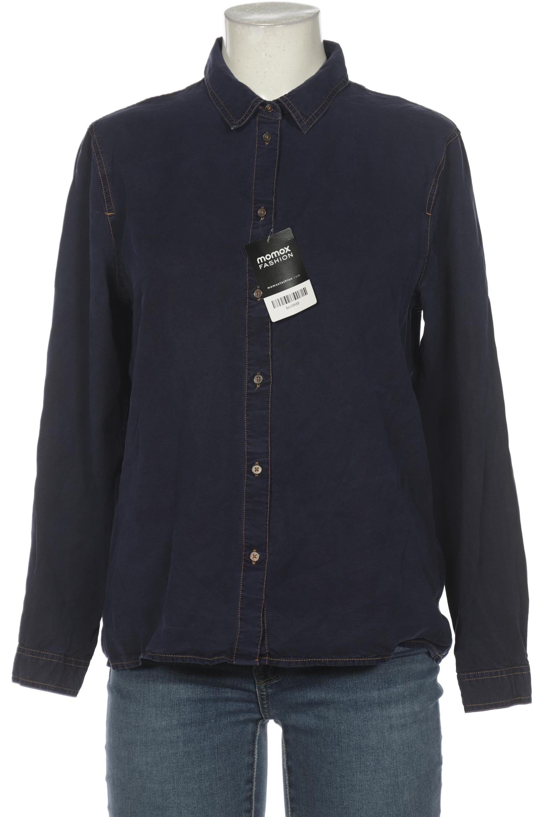

edc by Esprit Damen Bluse, marineblau, Gr. 38