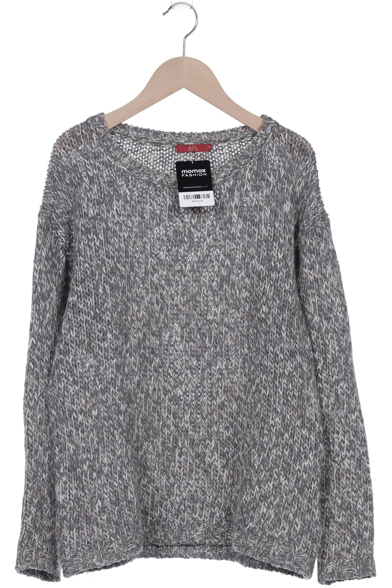 

edc by Esprit Damen Pullover, grau, Gr. 38