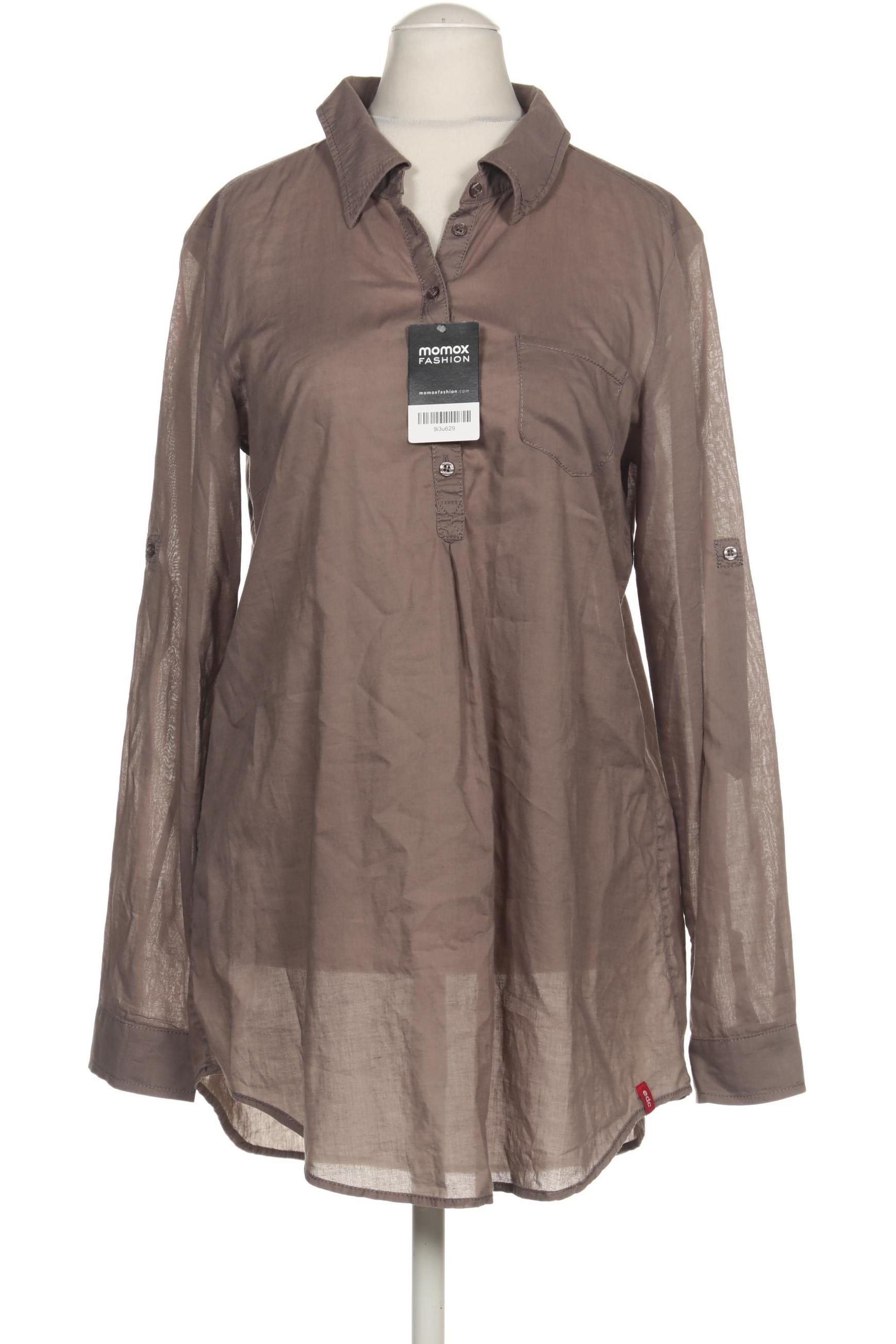 

edc by Esprit Damen Bluse, braun, Gr. 38