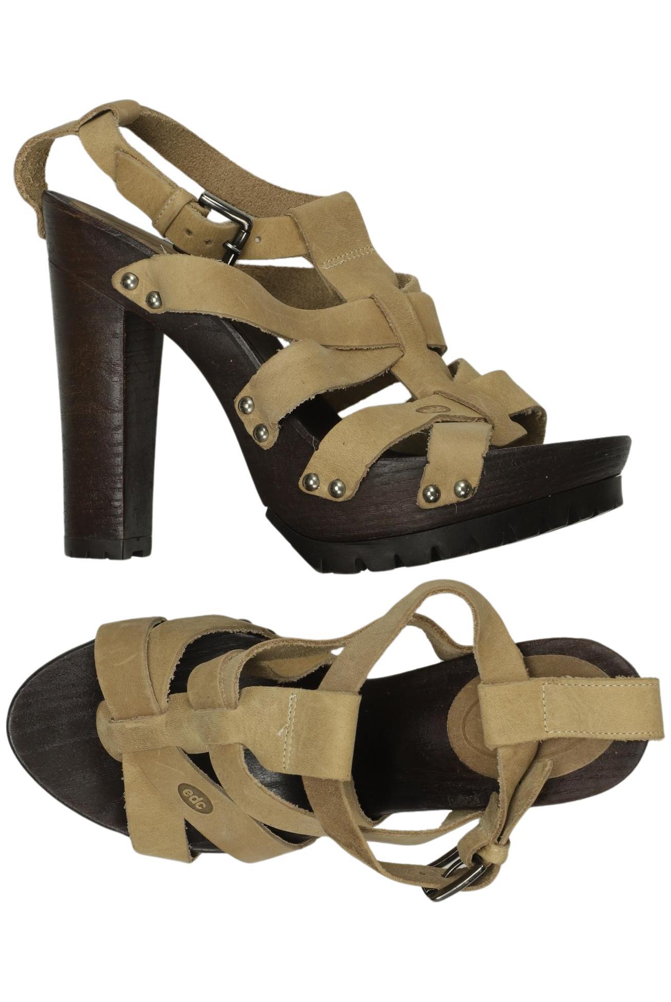 

edc by Esprit Damen Sandale, beige, Gr. 39