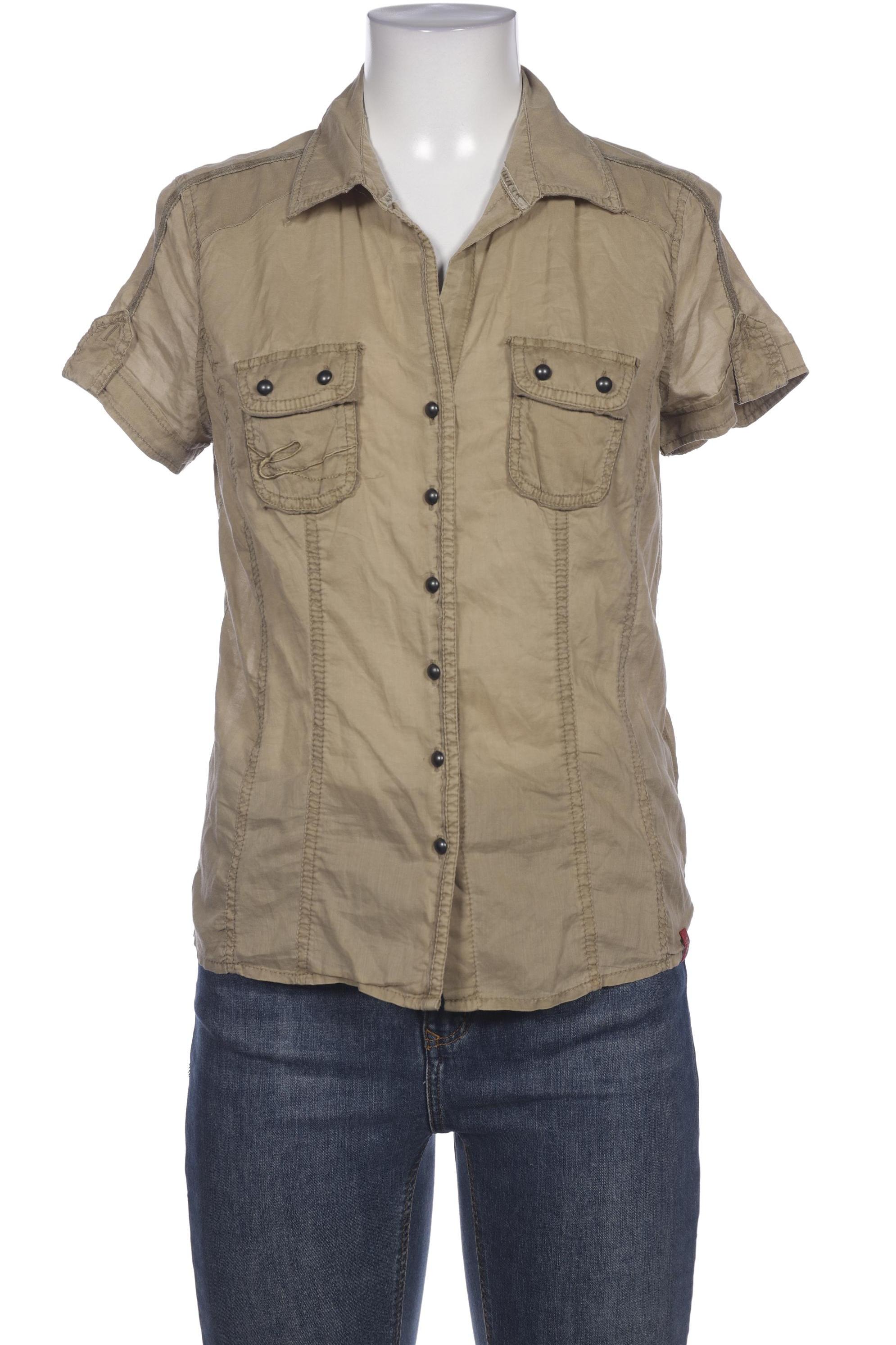 

edc by Esprit Damen Bluse, beige, Gr. 38