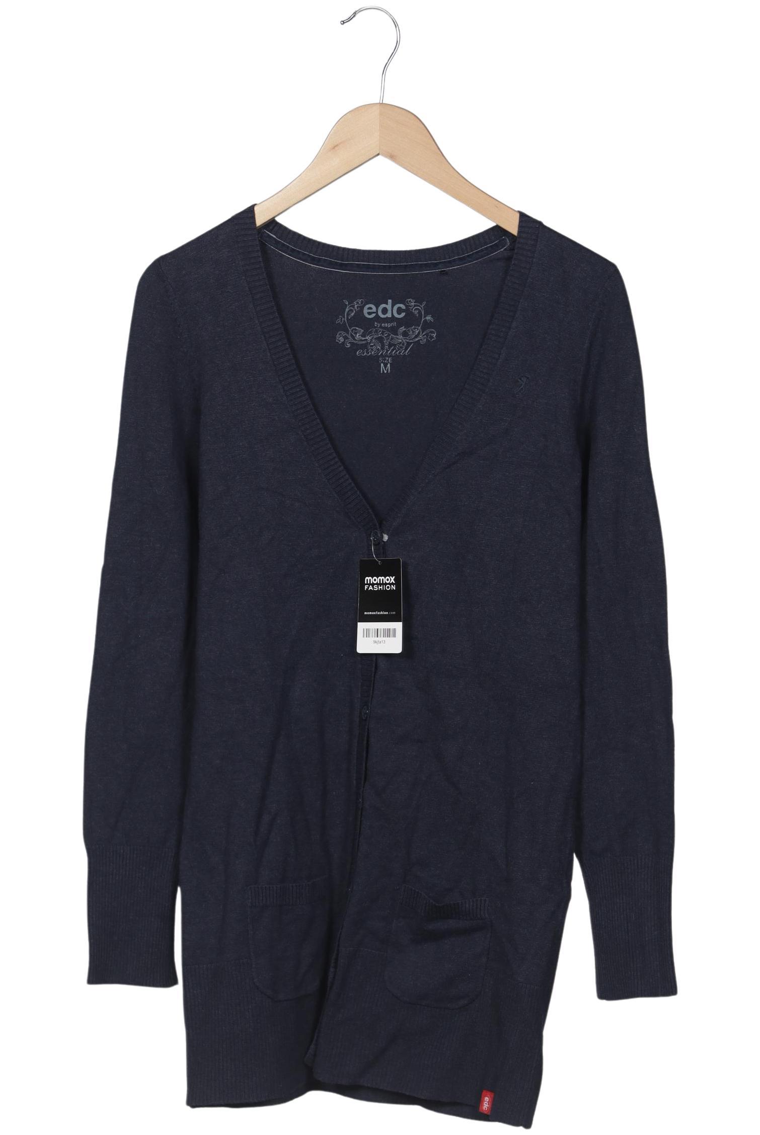 

edc by Esprit Damen Strickjacke, marineblau, Gr. 38