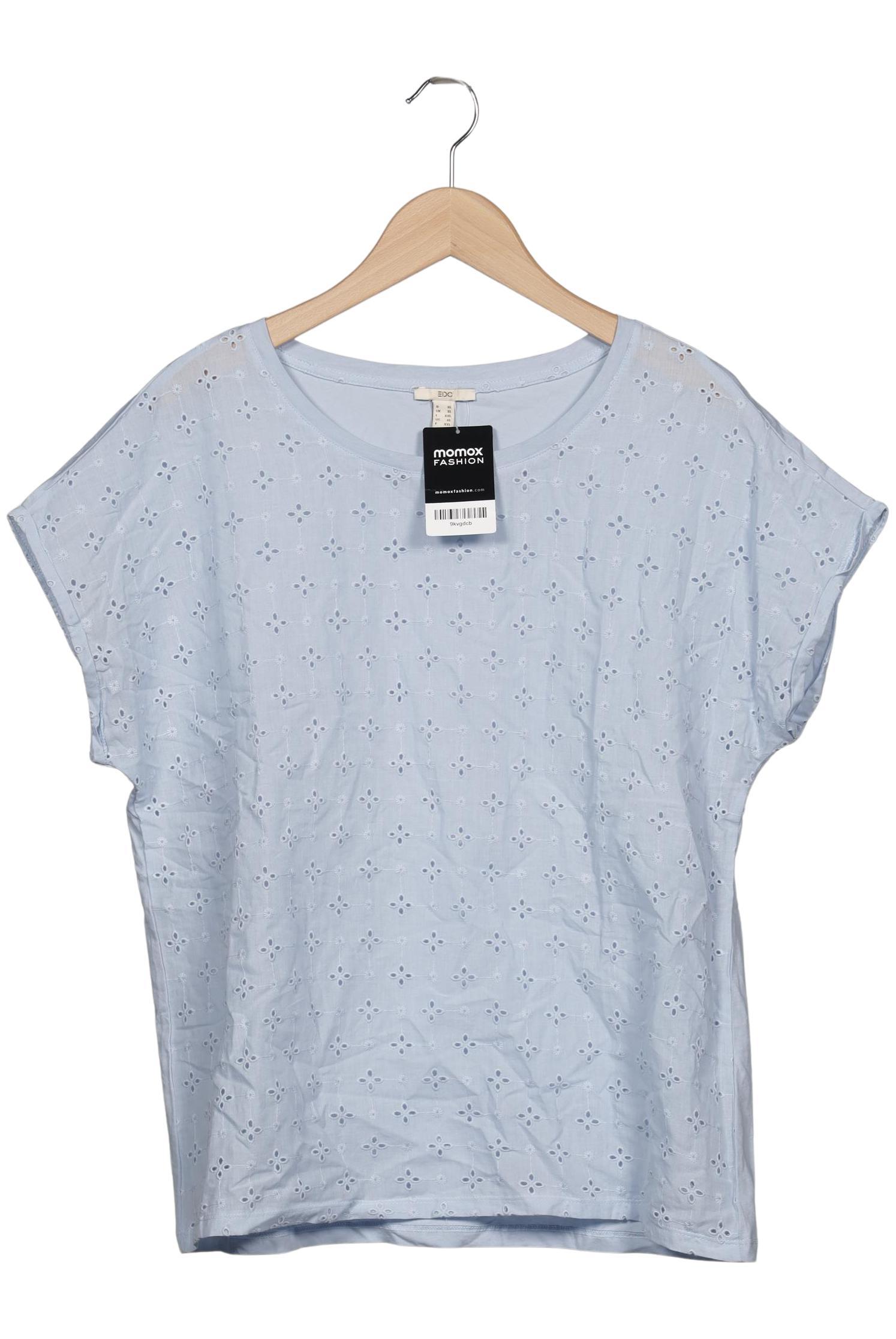 

edc by Esprit Damen T-Shirt, hellblau, Gr. 44