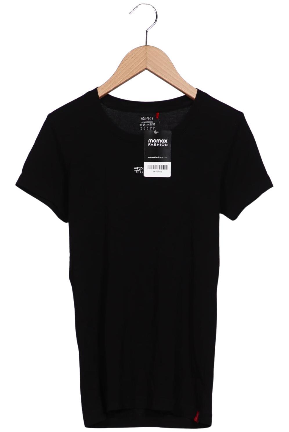 

edc by Esprit Damen T-Shirt, schwarz, Gr. 36