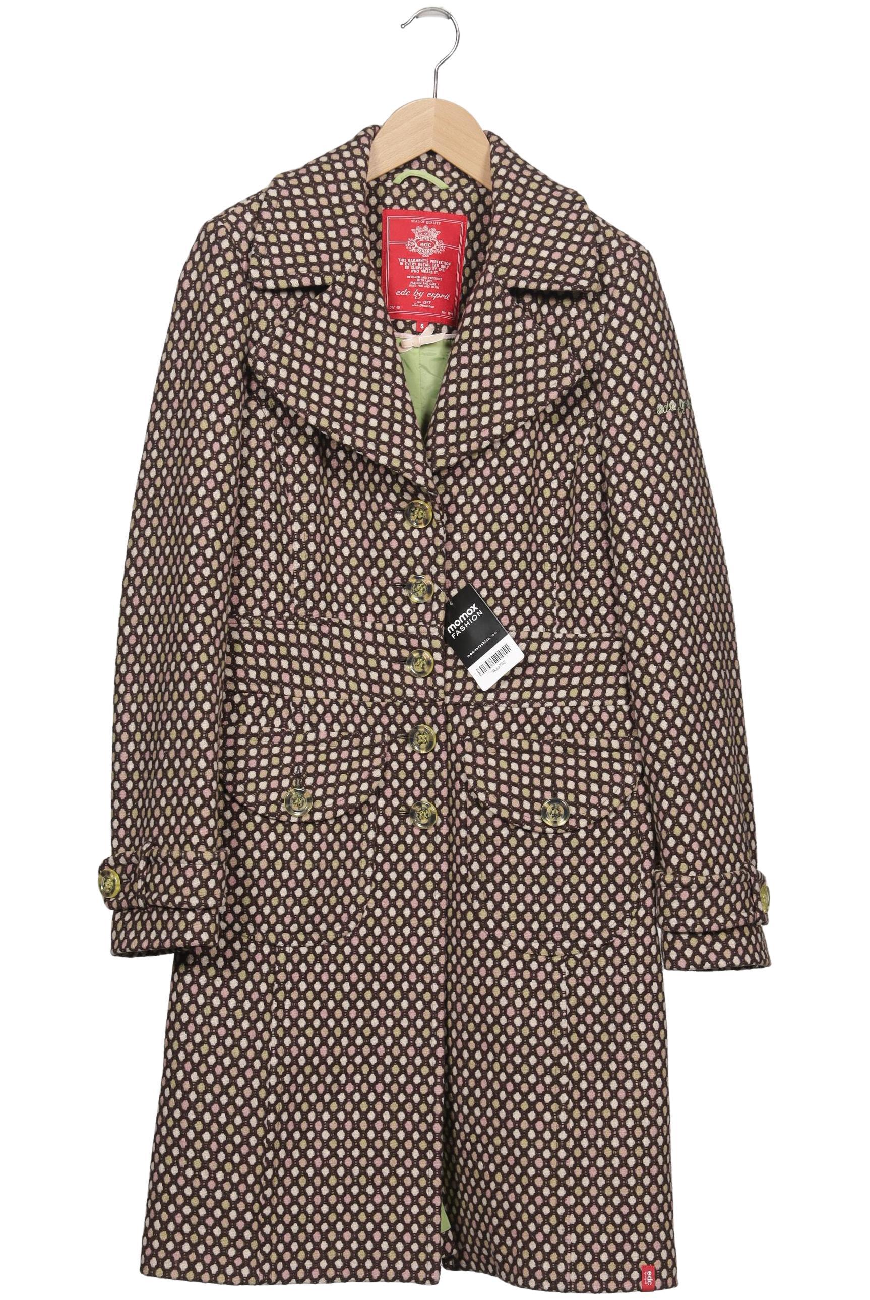 

edc by Esprit Damen Mantel, mehrfarbig, Gr. 36