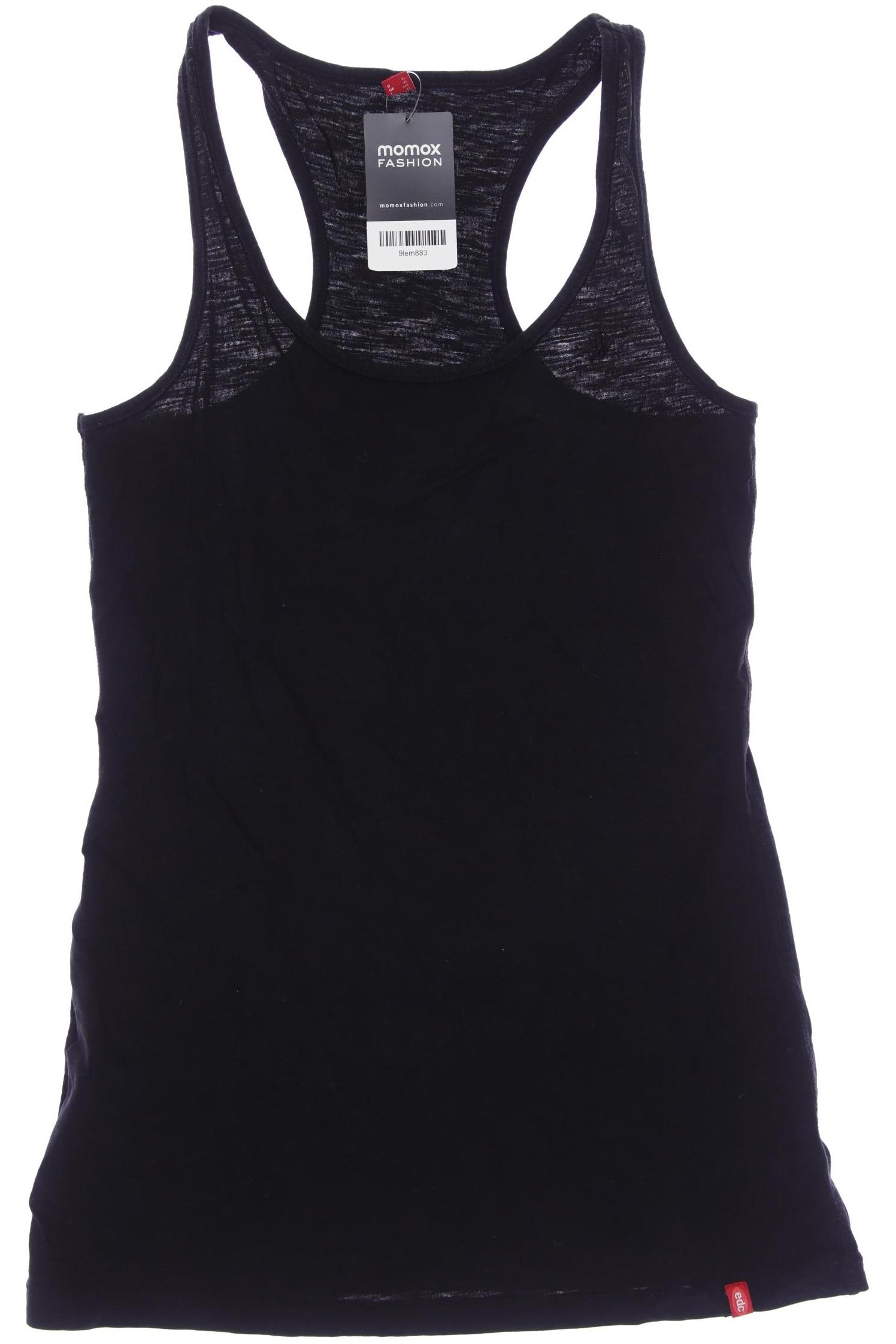 

edc by Esprit Damen Top, schwarz, Gr. 44