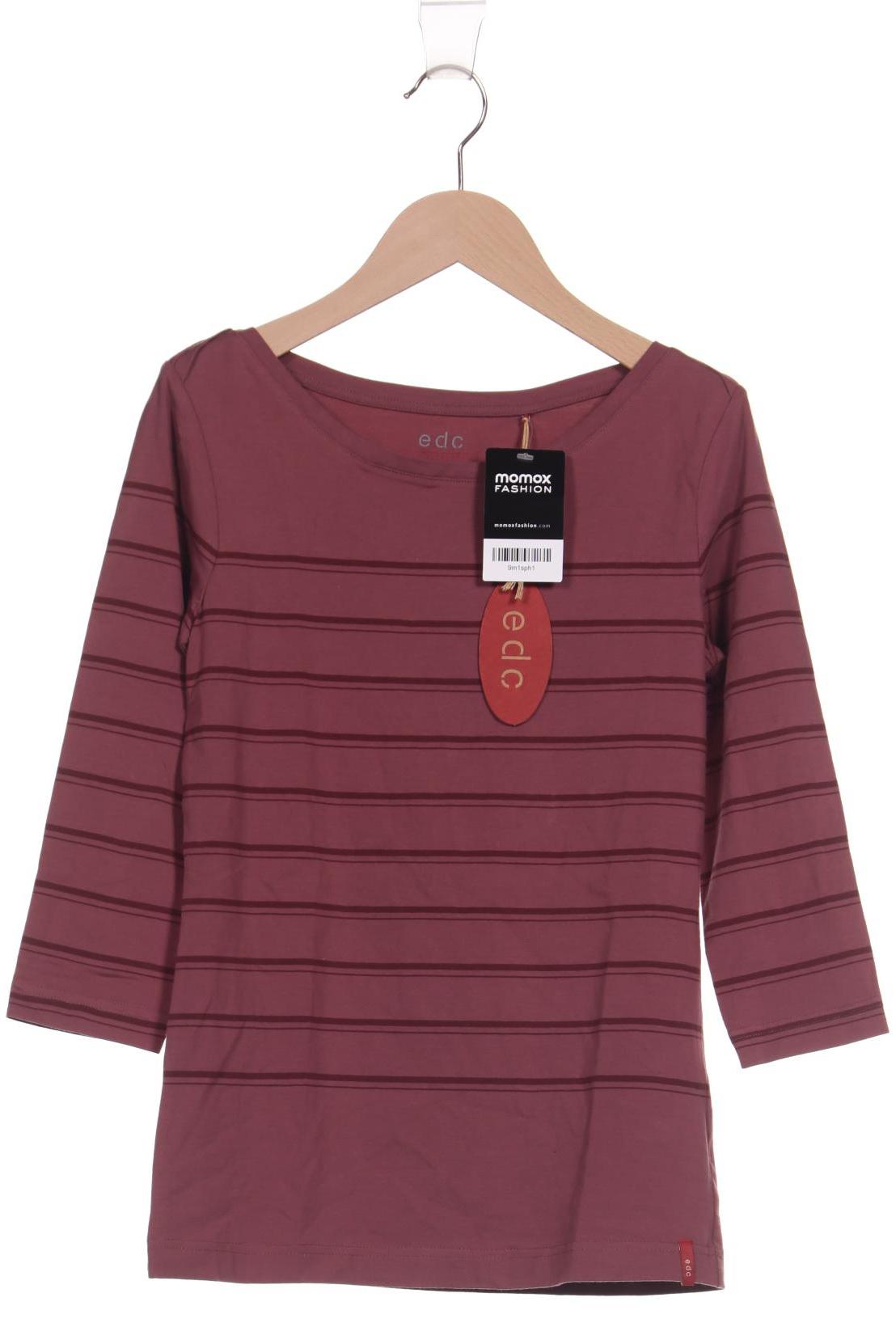 

edc by Esprit Damen Langarmshirt, pink, Gr. 34