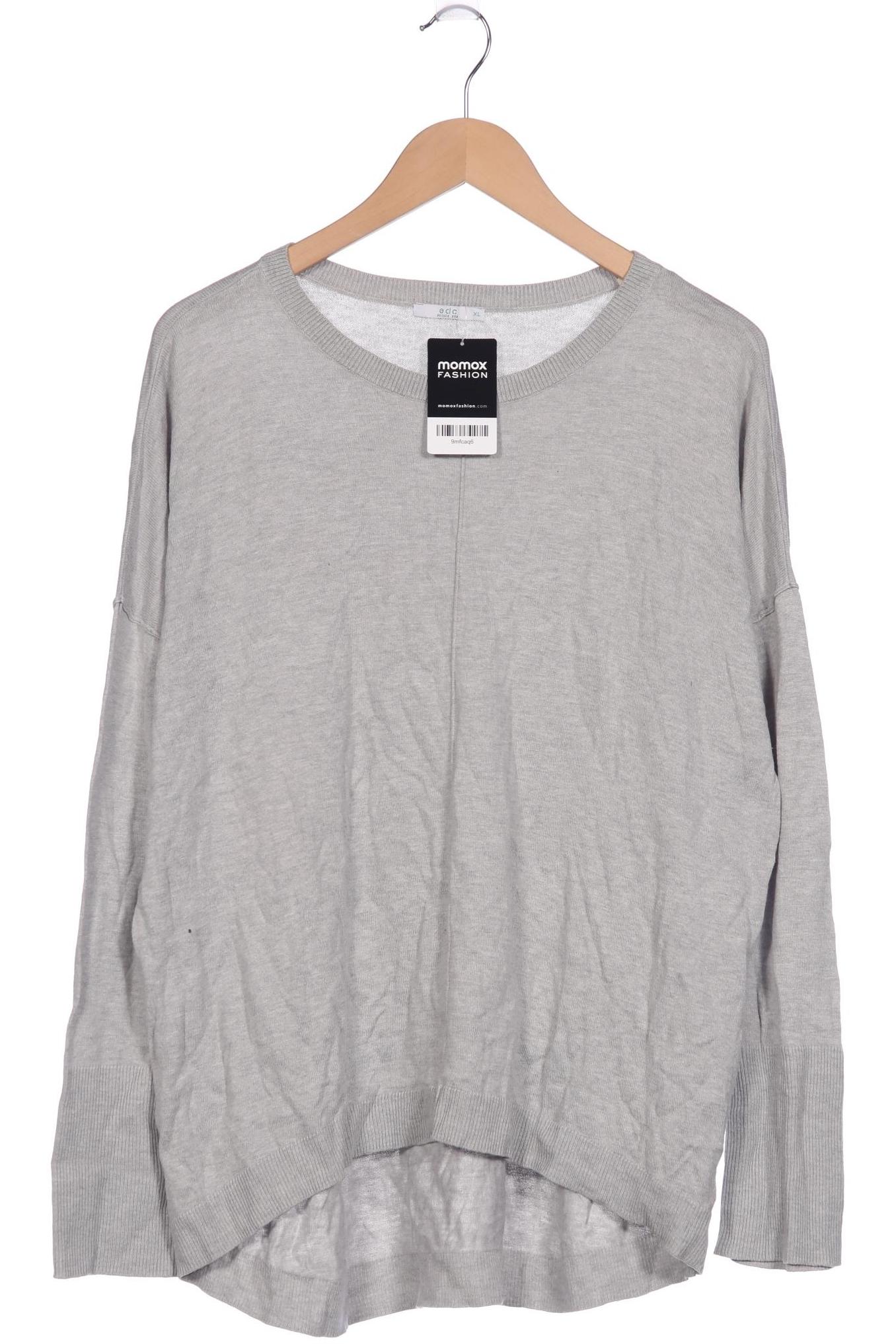 

edc by Esprit Damen Pullover, grau, Gr. 44