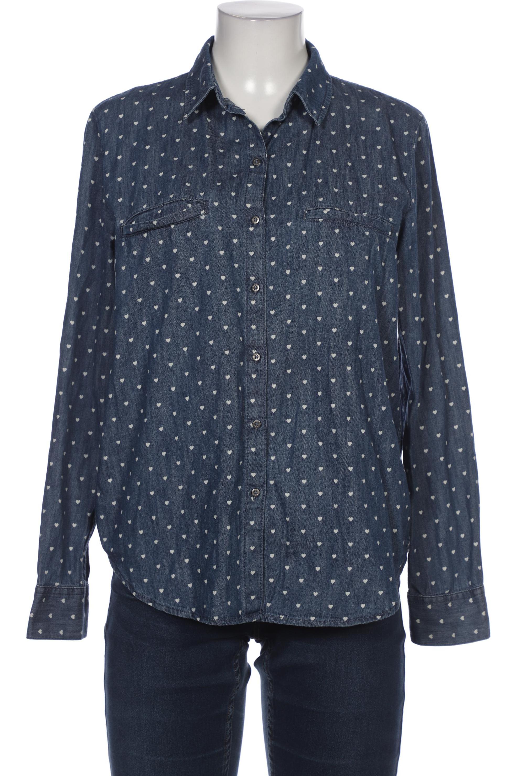 

edc by Esprit Damen Bluse, blau