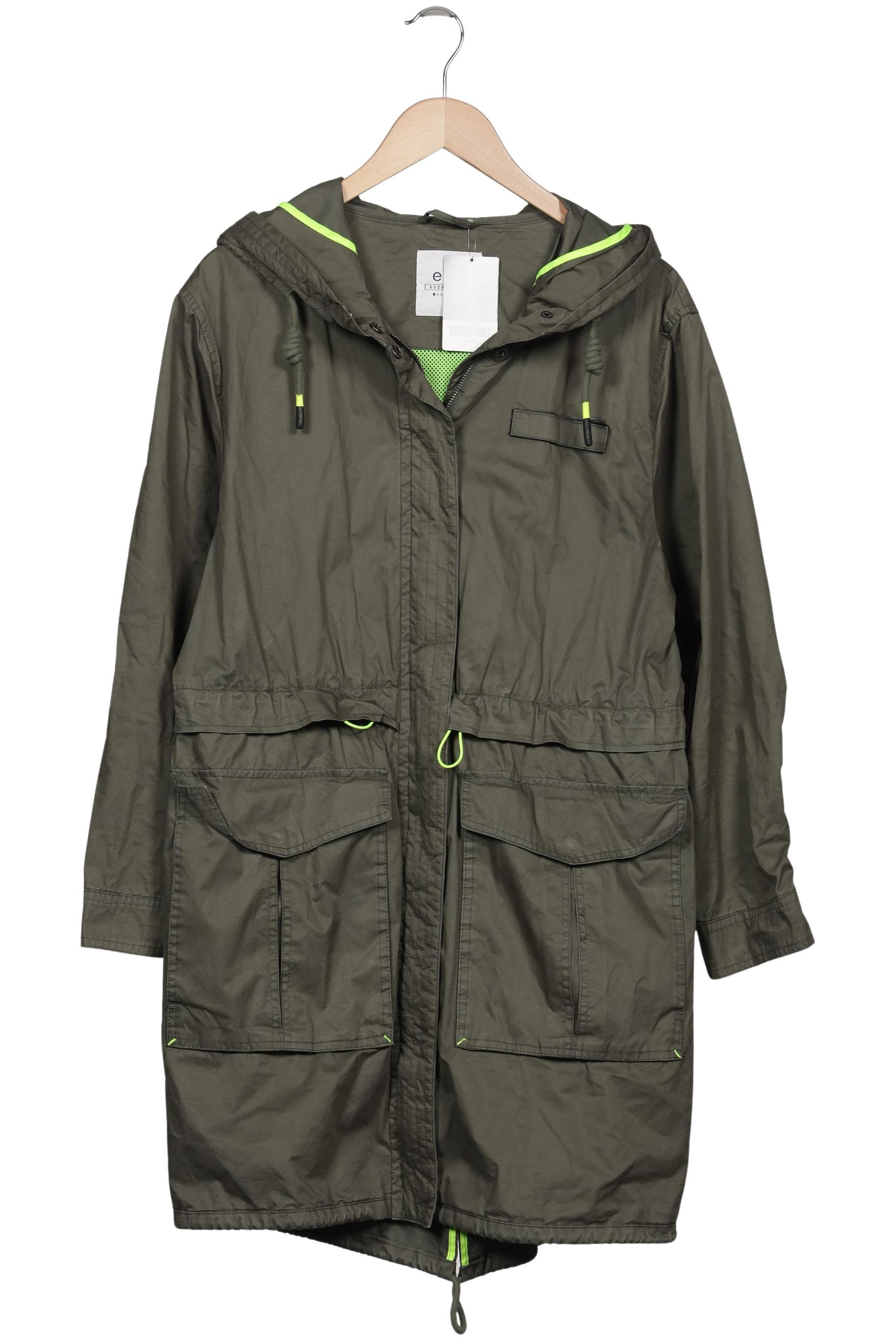 

edc by Esprit Damen Mantel, grün, Gr. 42