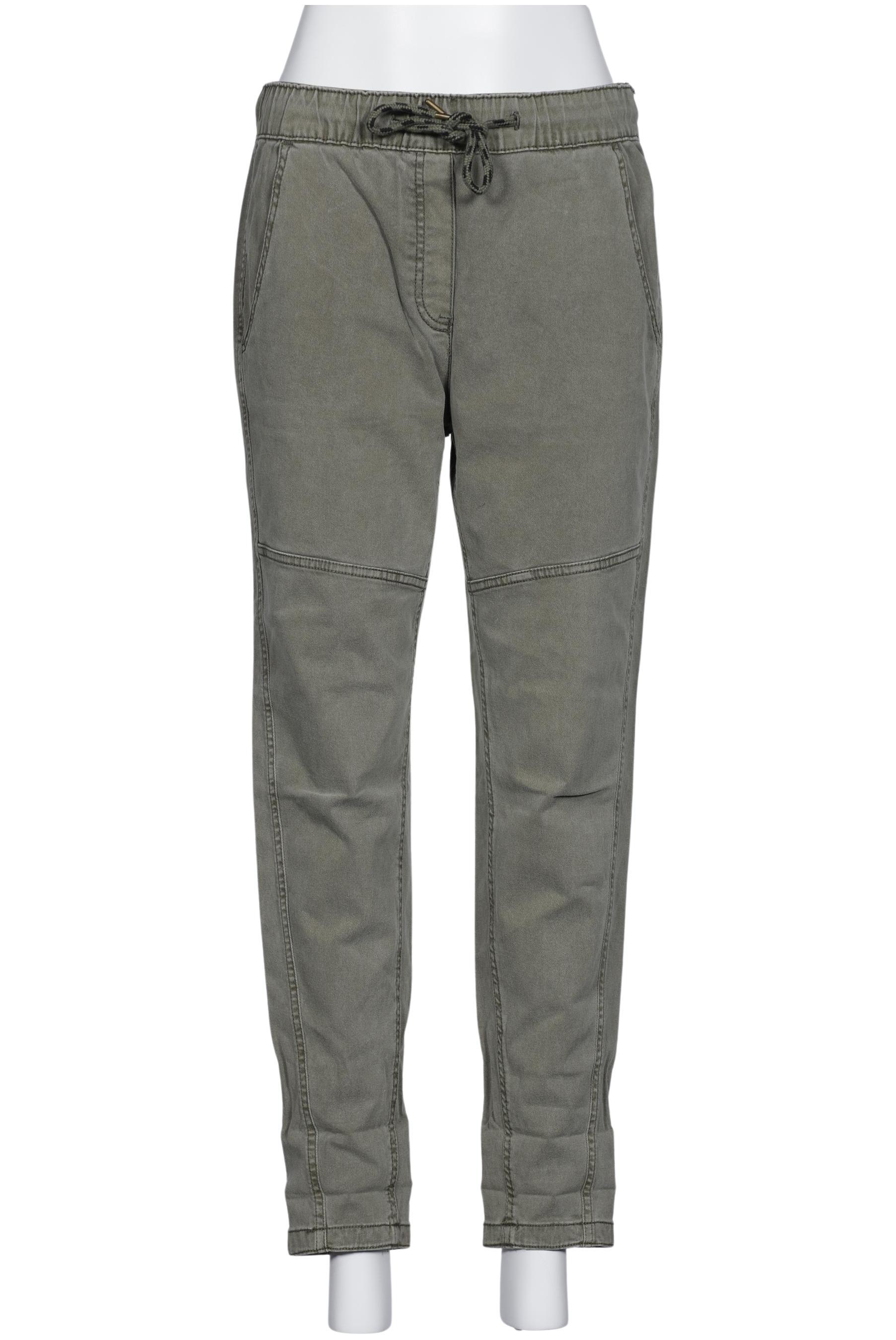 

edc by Esprit Damen Stoffhose, grün, Gr. 28