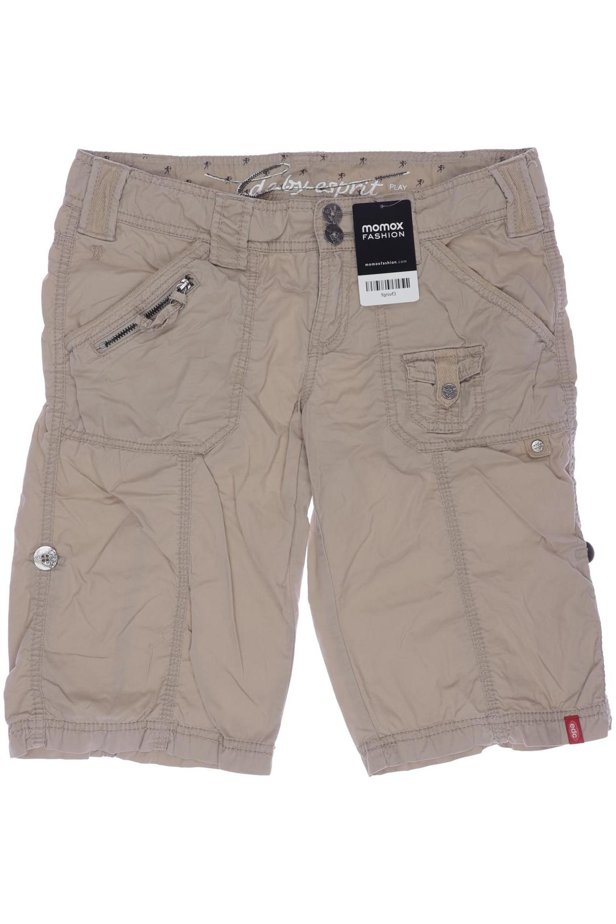 

edc by Esprit Damen Shorts, beige, Gr. 36