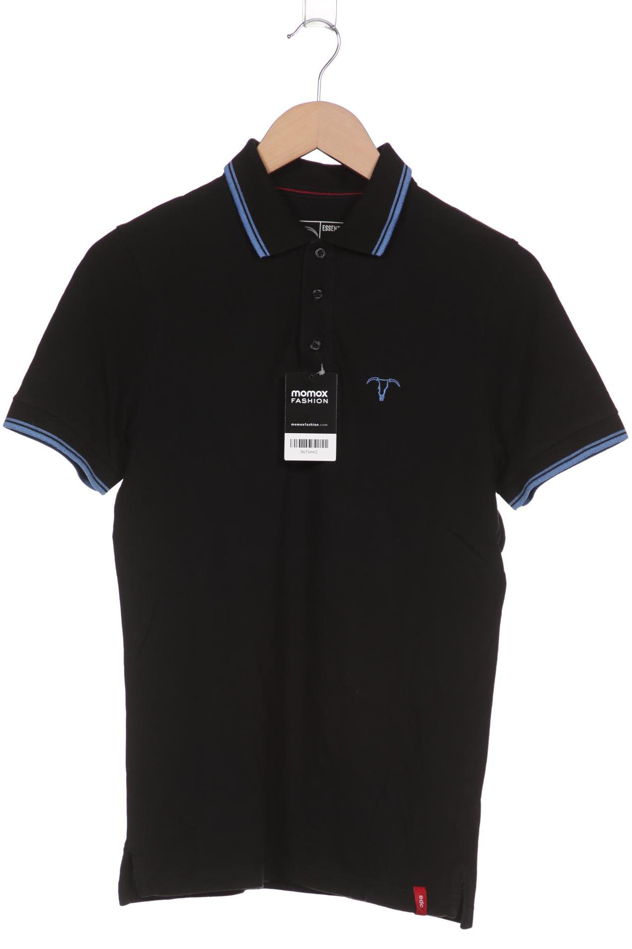 

edc by Esprit Herren Poloshirt, schwarz