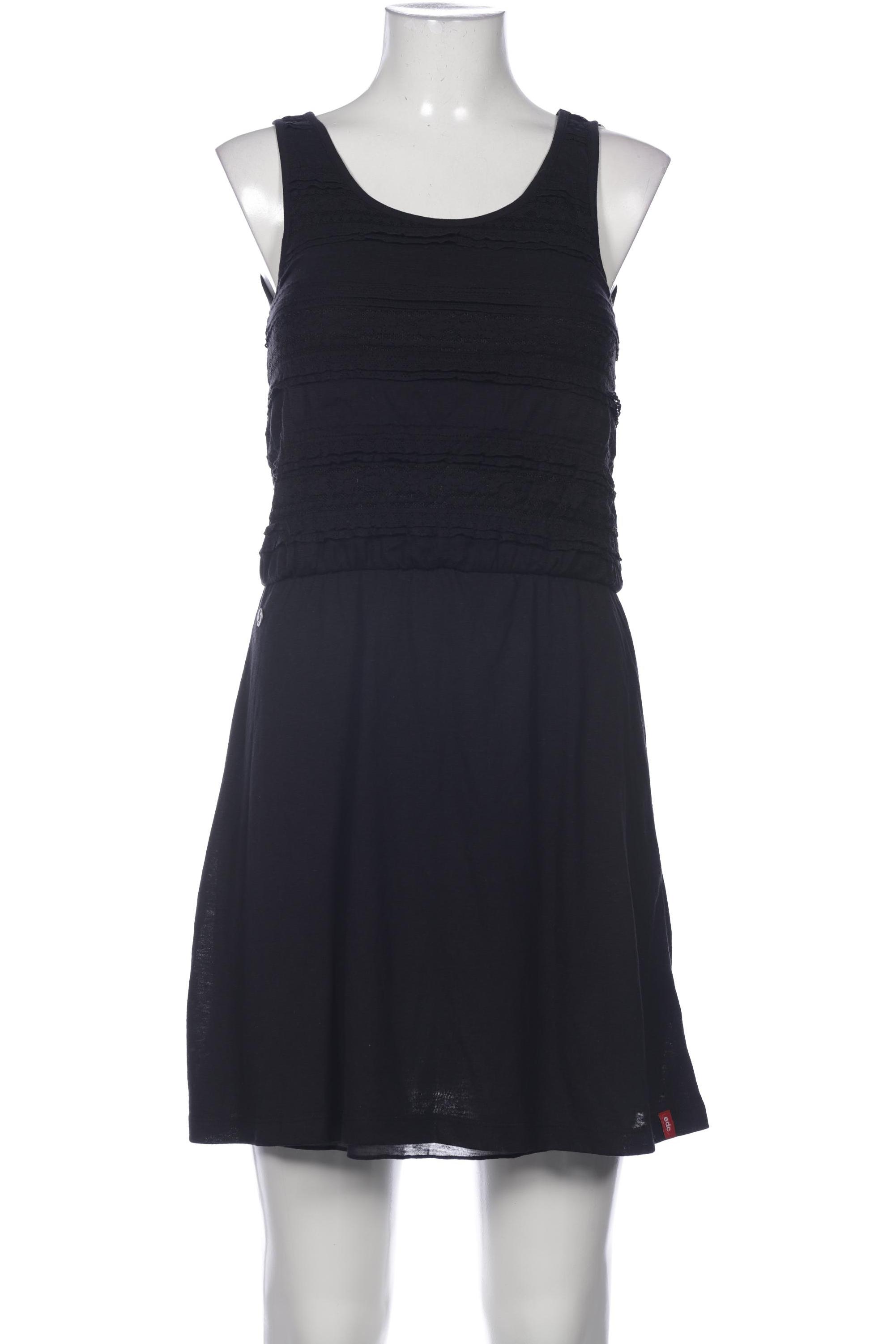 

edc by Esprit Damen Kleid, schwarz, Gr. 34