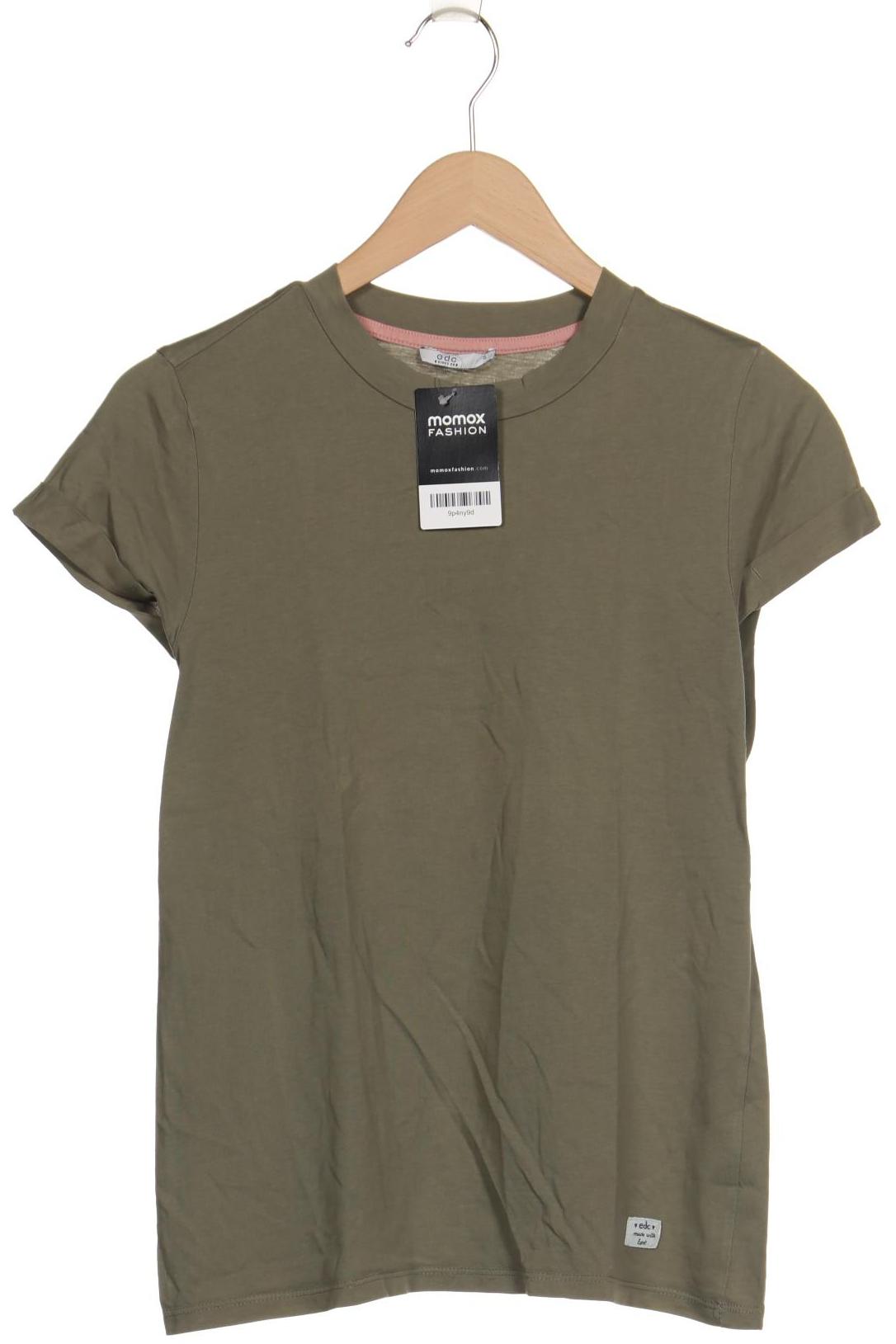 

edc by Esprit Damen T-Shirt, grün, Gr. 36