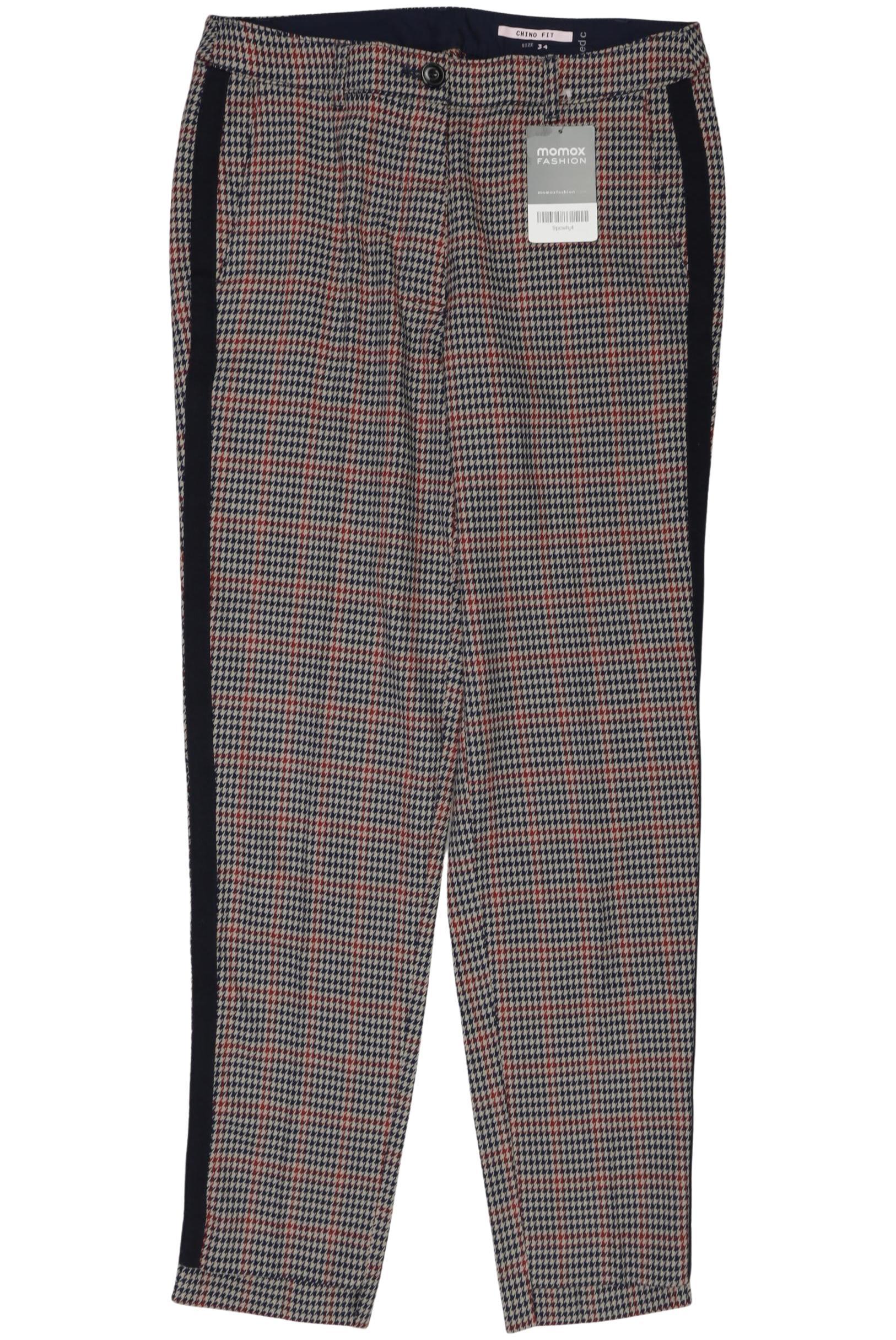 

edc by Esprit Damen Stoffhose, marineblau, Gr. 34