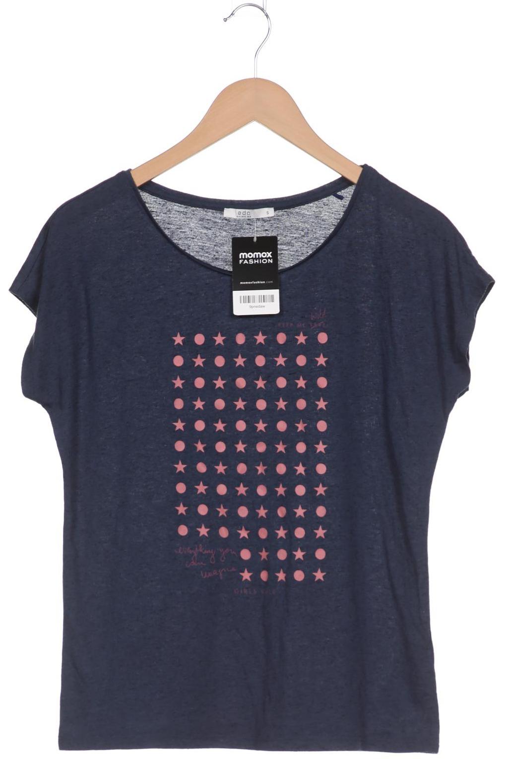 

edc by Esprit Damen T-Shirt, marineblau