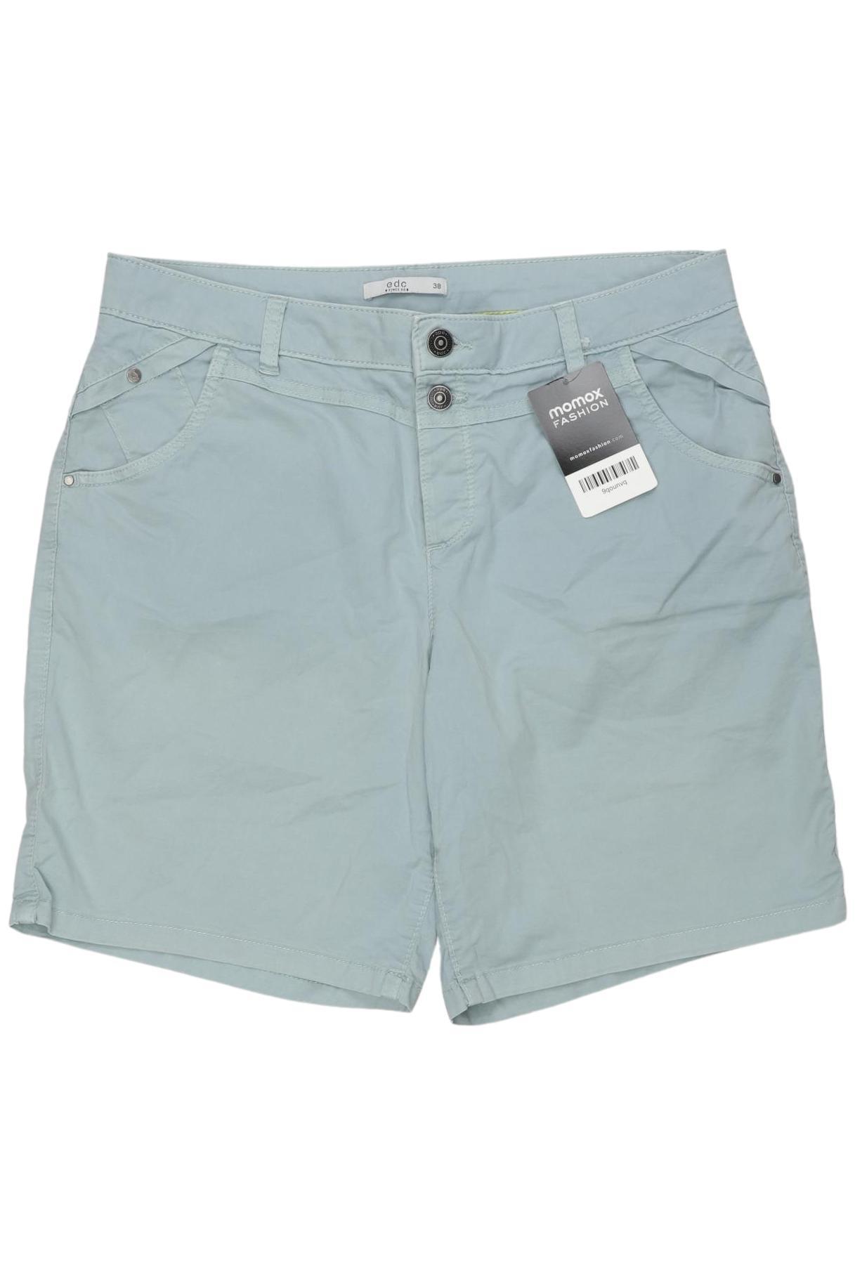 

edc by Esprit Damen Shorts, blau, Gr. 38