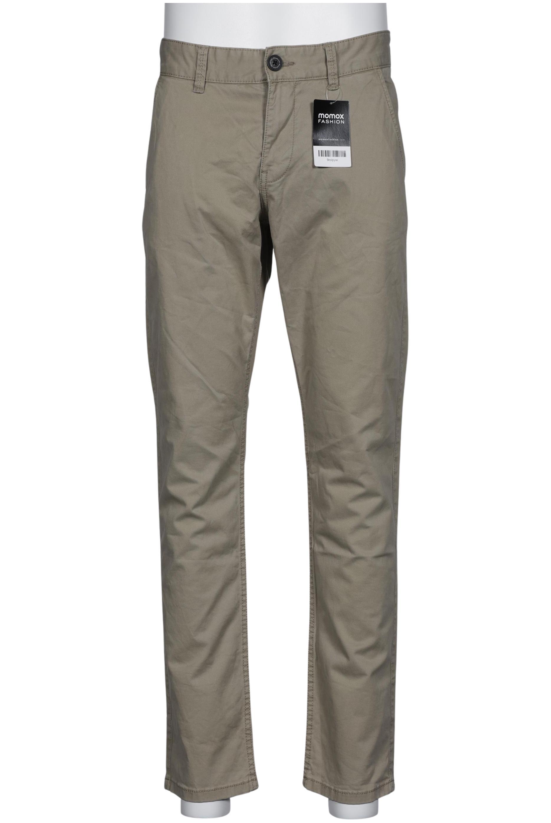 

edc by Esprit Herren Stoffhose, beige, Gr. 32