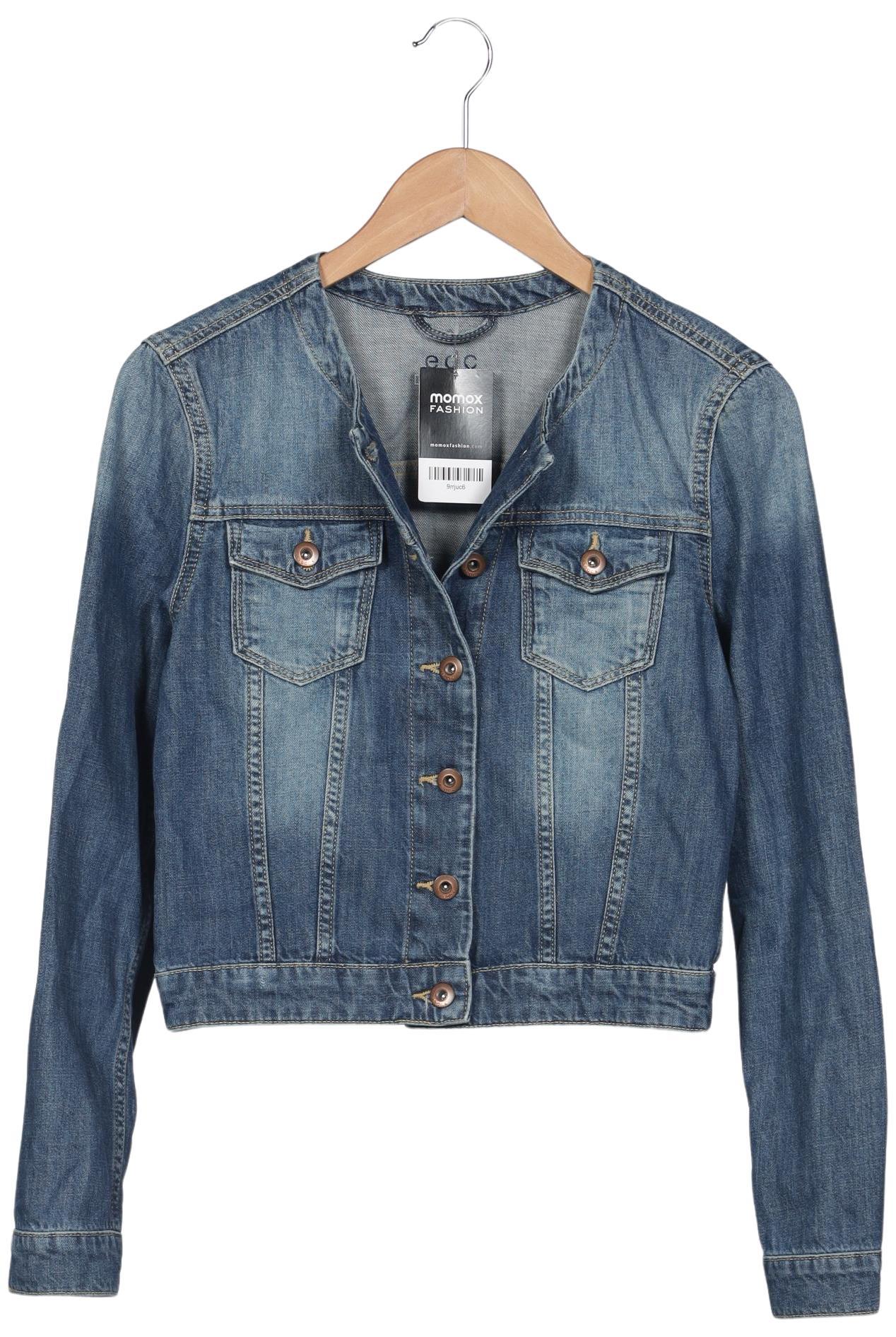 

edc by Esprit Damen Jacke, blau, Gr. 38