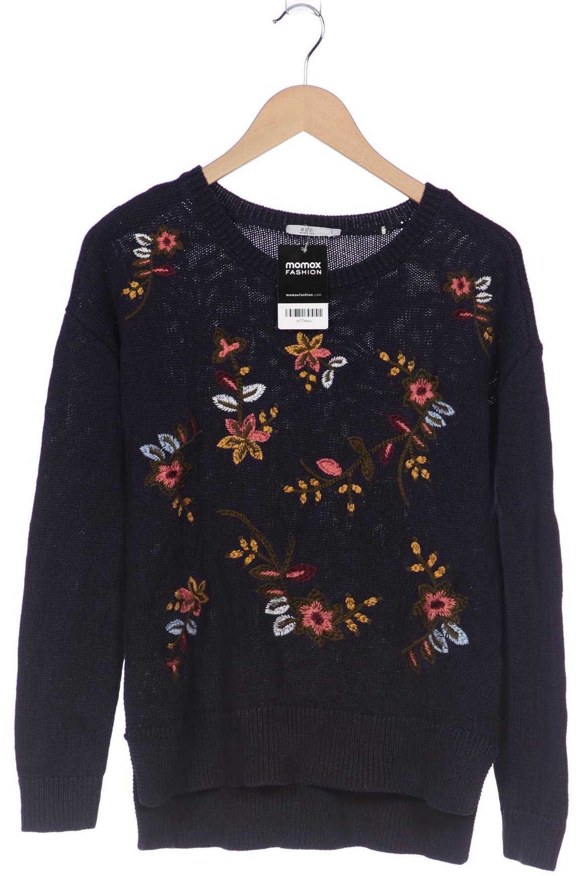 

edc by Esprit Damen Pullover, marineblau, Gr. 36