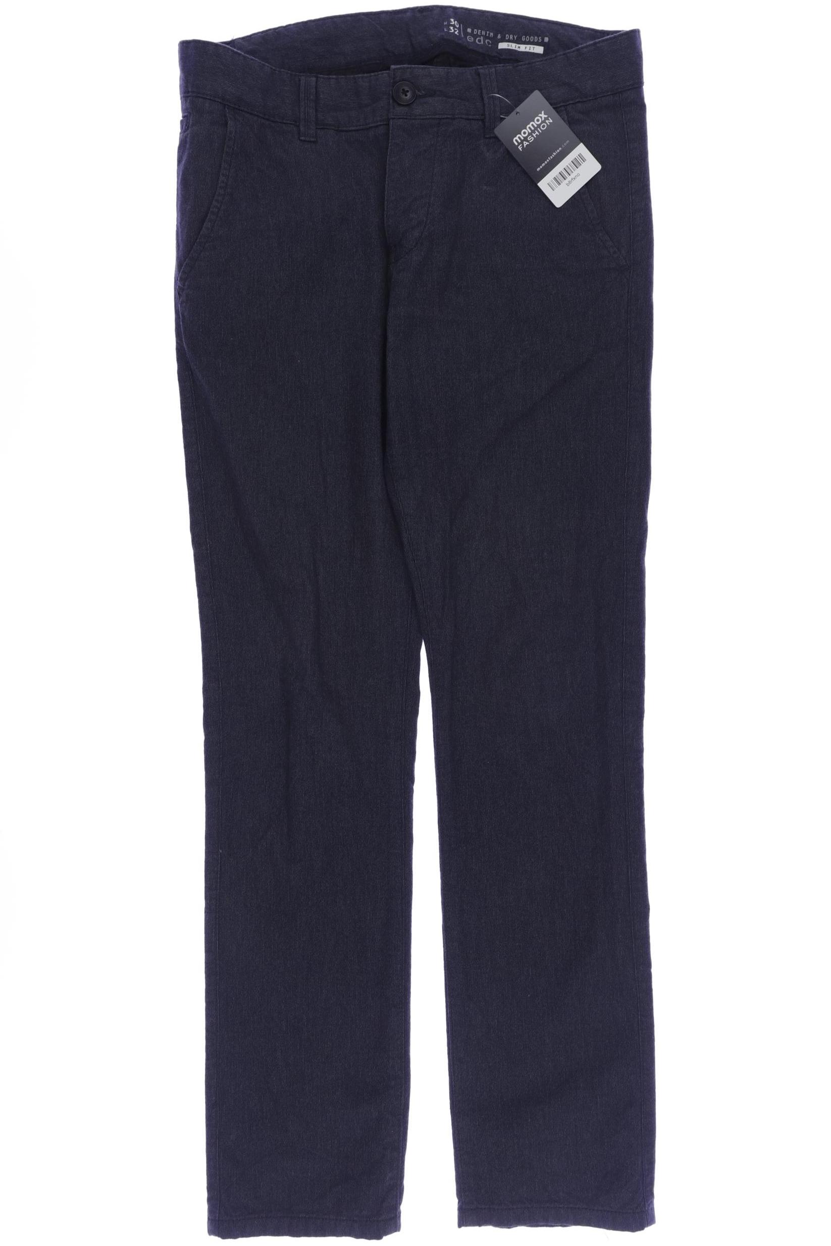 

edc by Esprit Herren Stoffhose, grau, Gr. 30