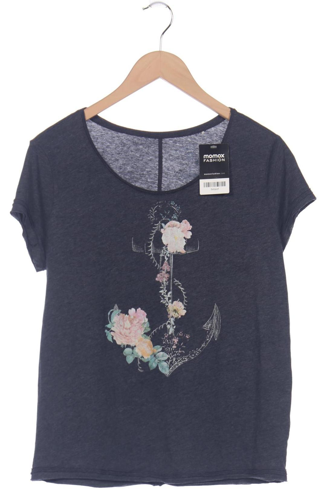 

edc by Esprit Damen T-Shirt, grau, Gr. 38