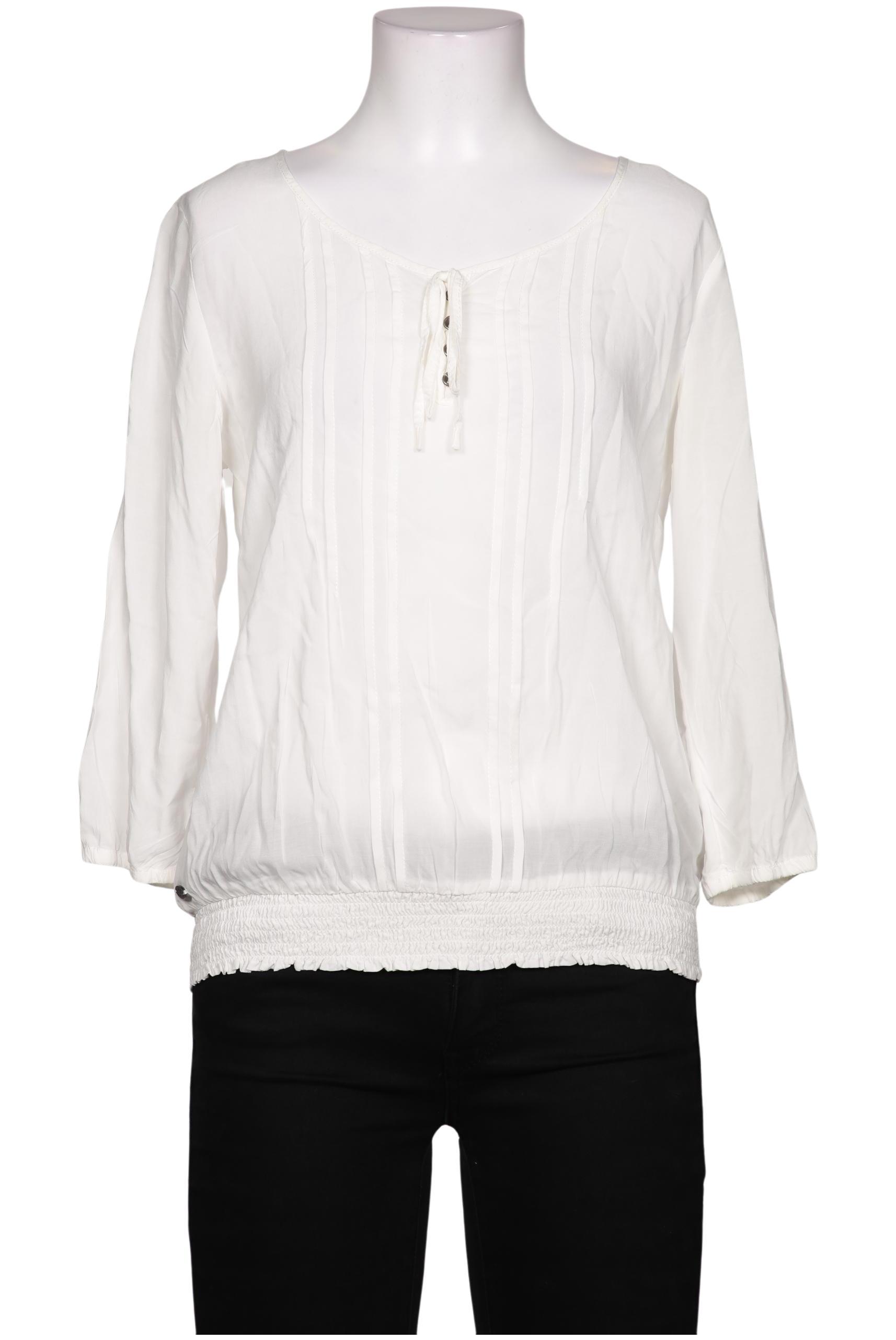 

edc by Esprit Damen Bluse, weiß, Gr. 34