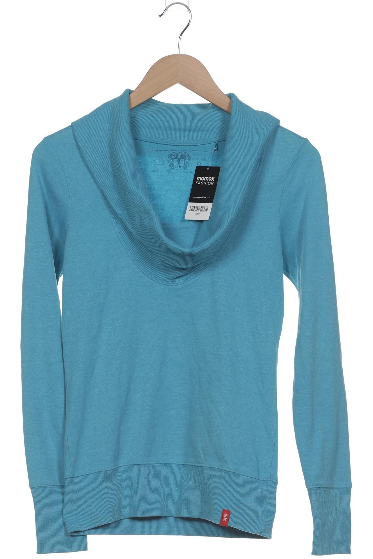 

edc by Esprit Damen Sweatshirt, blau, Gr. 36