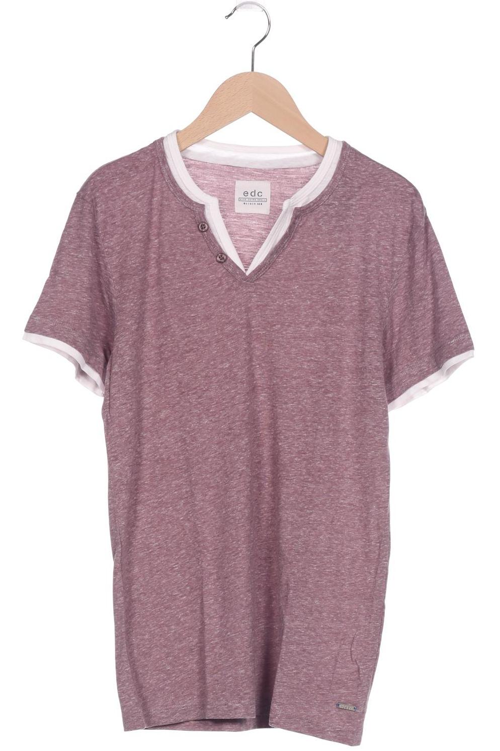 

edc by Esprit Herren T-Shirt, pink, Gr. 44