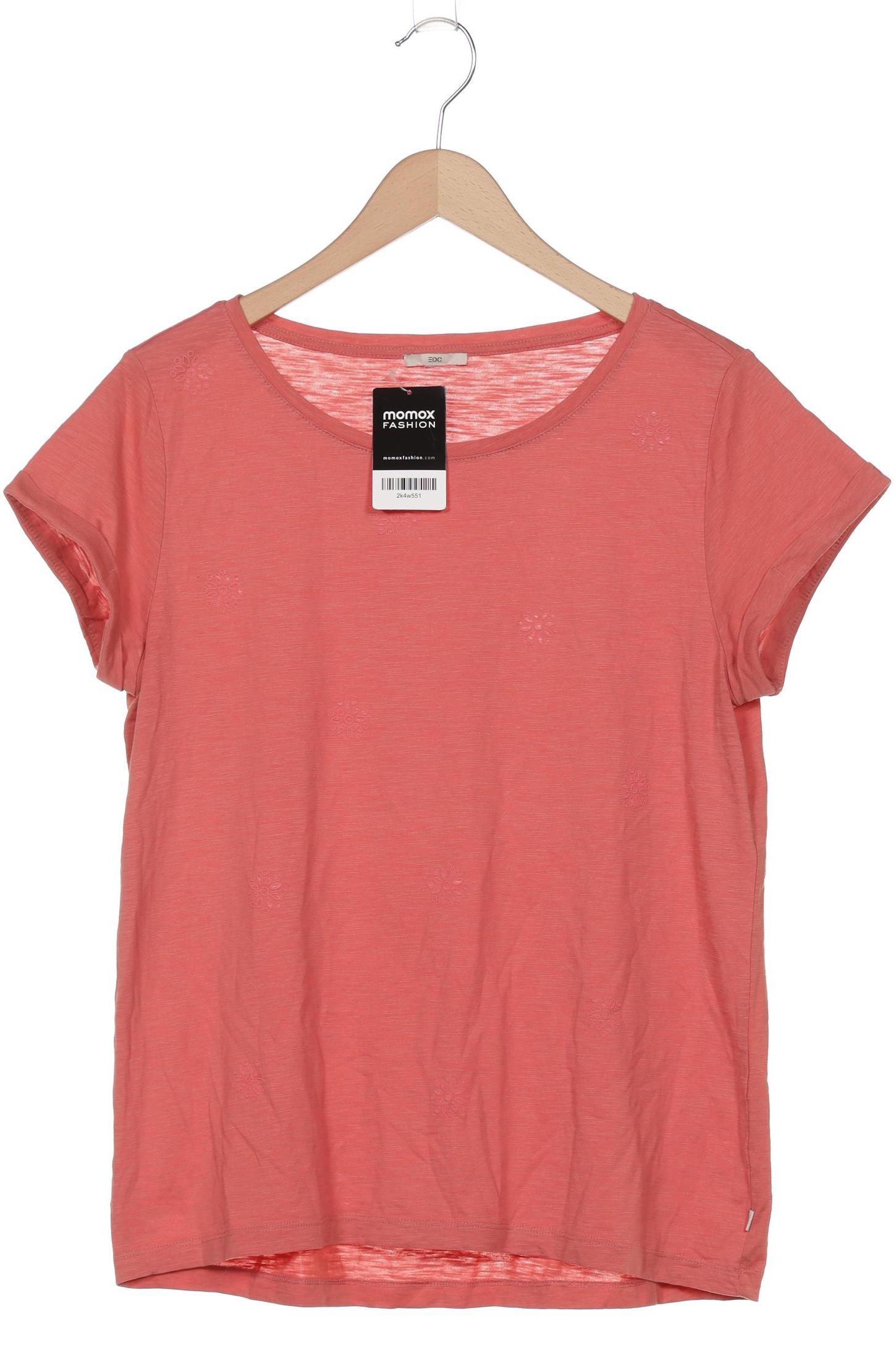 

edc by Esprit Damen T-Shirt, orange, Gr. 38